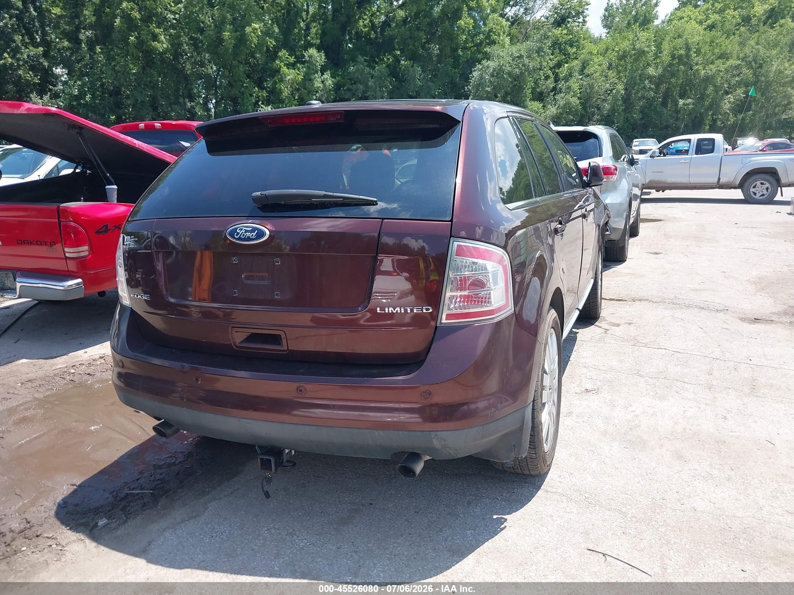 2010 Ford Edge Limited Коричневый vin: 2FMDK3KC6ABB38500