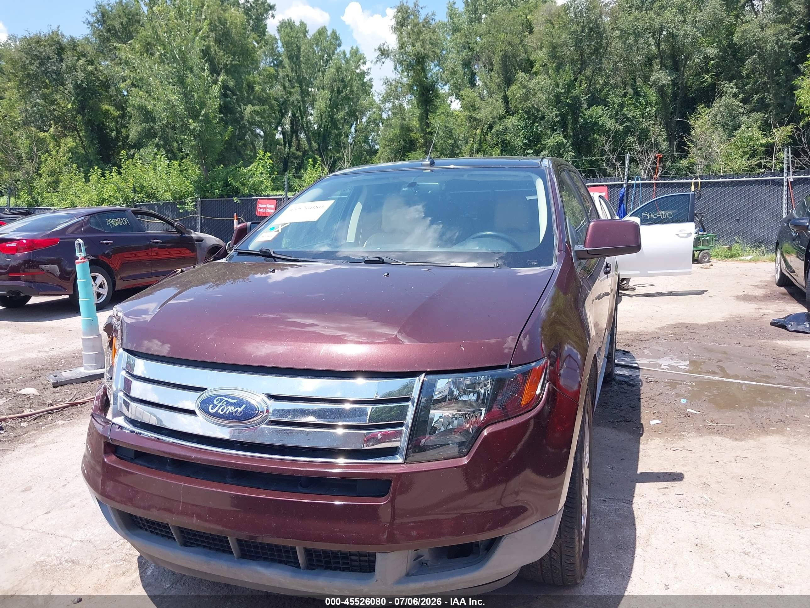 2010 Ford Edge Limited Коричневый vin: 2FMDK3KC6ABB38500