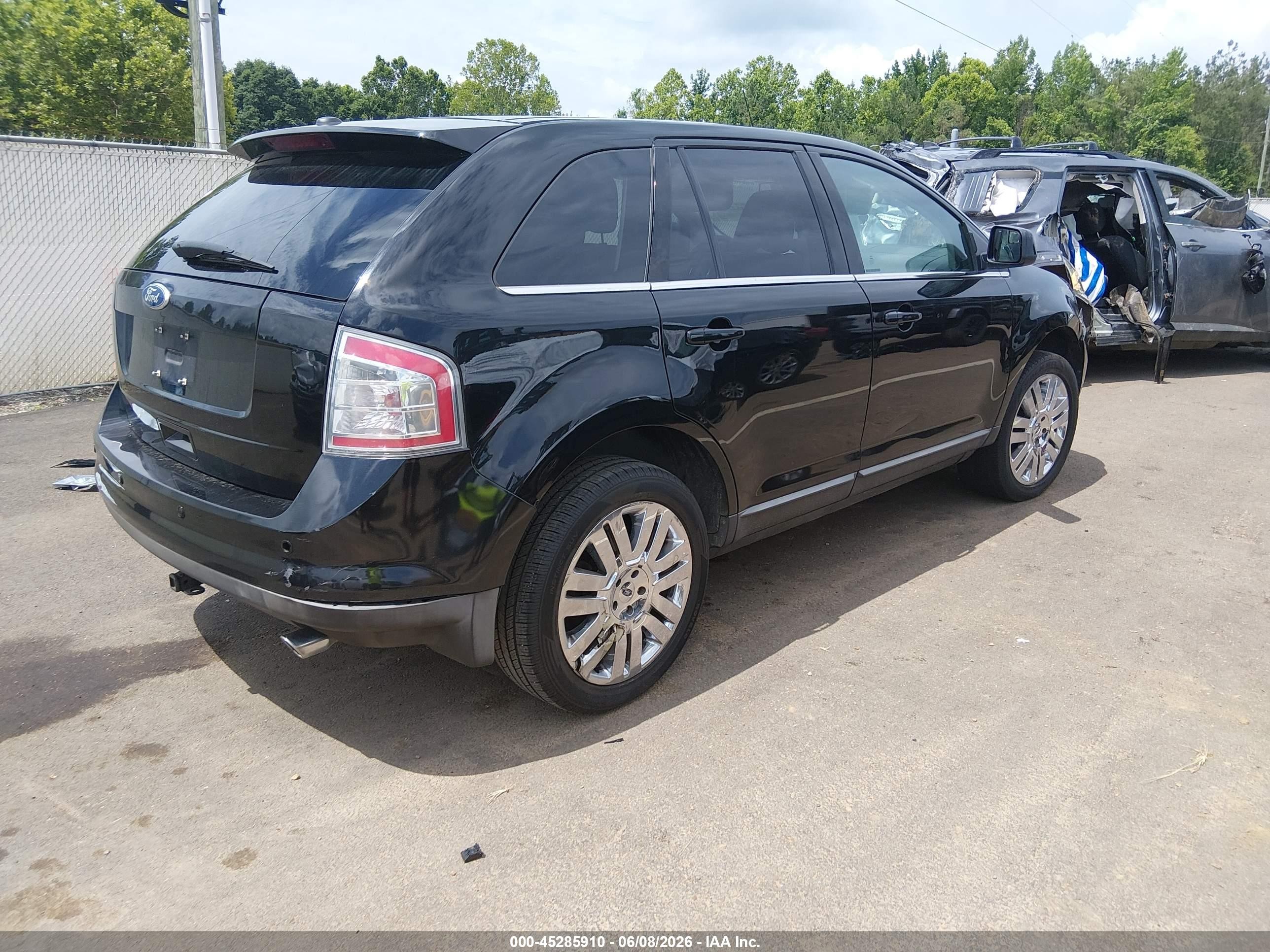 2010 Ford Edge Limited Black vin: 2FMDK3KC6ABB77216