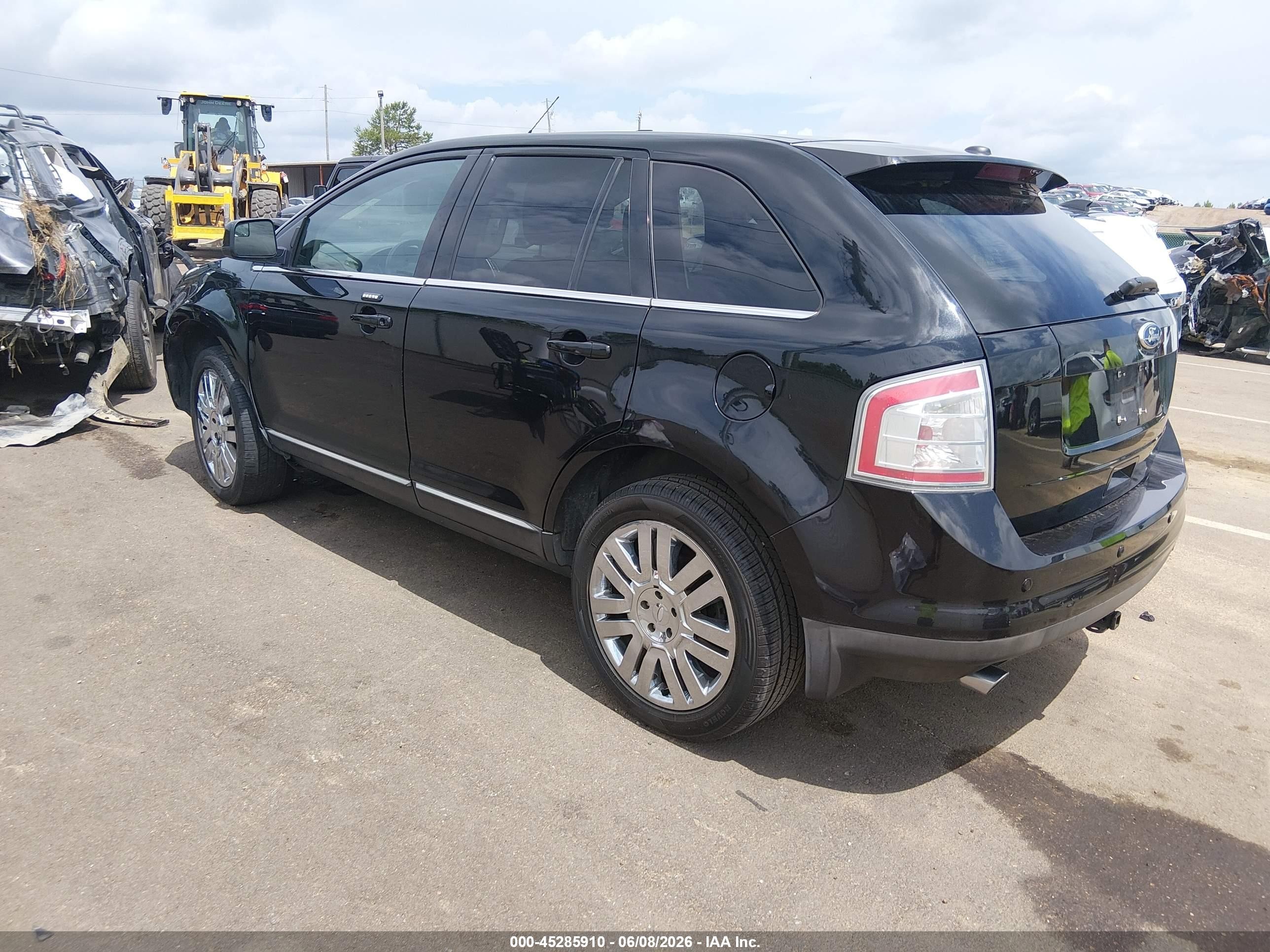 2010 Ford Edge Limited Black vin: 2FMDK3KC6ABB77216