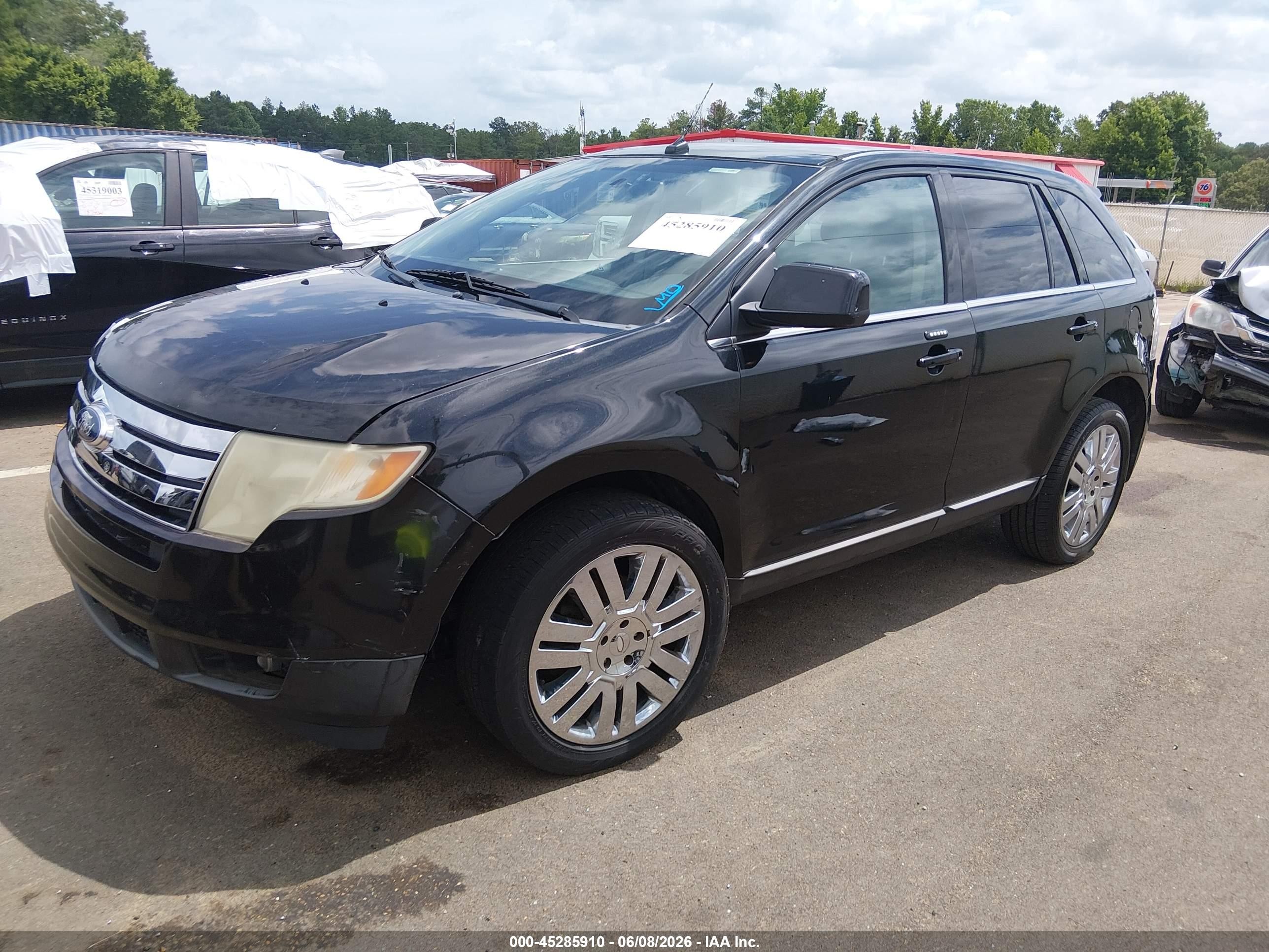 2010 Ford Edge Limited Black vin: 2FMDK3KC6ABB77216