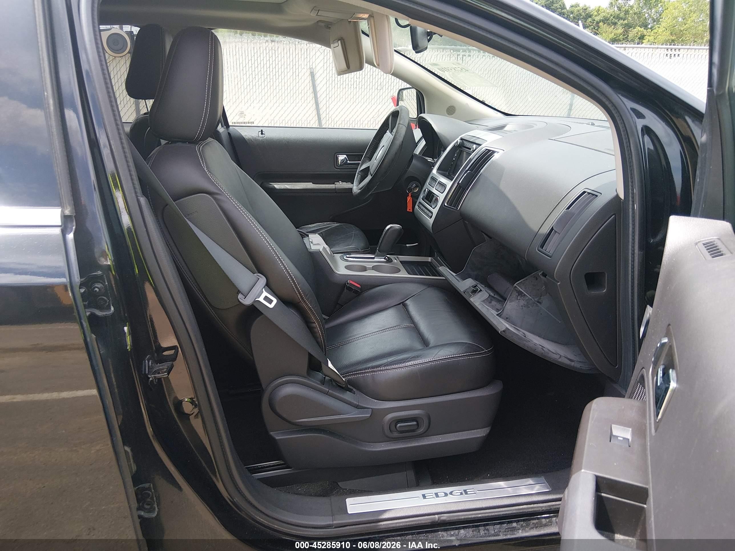 2010 Ford Edge Limited Black vin: 2FMDK3KC6ABB77216