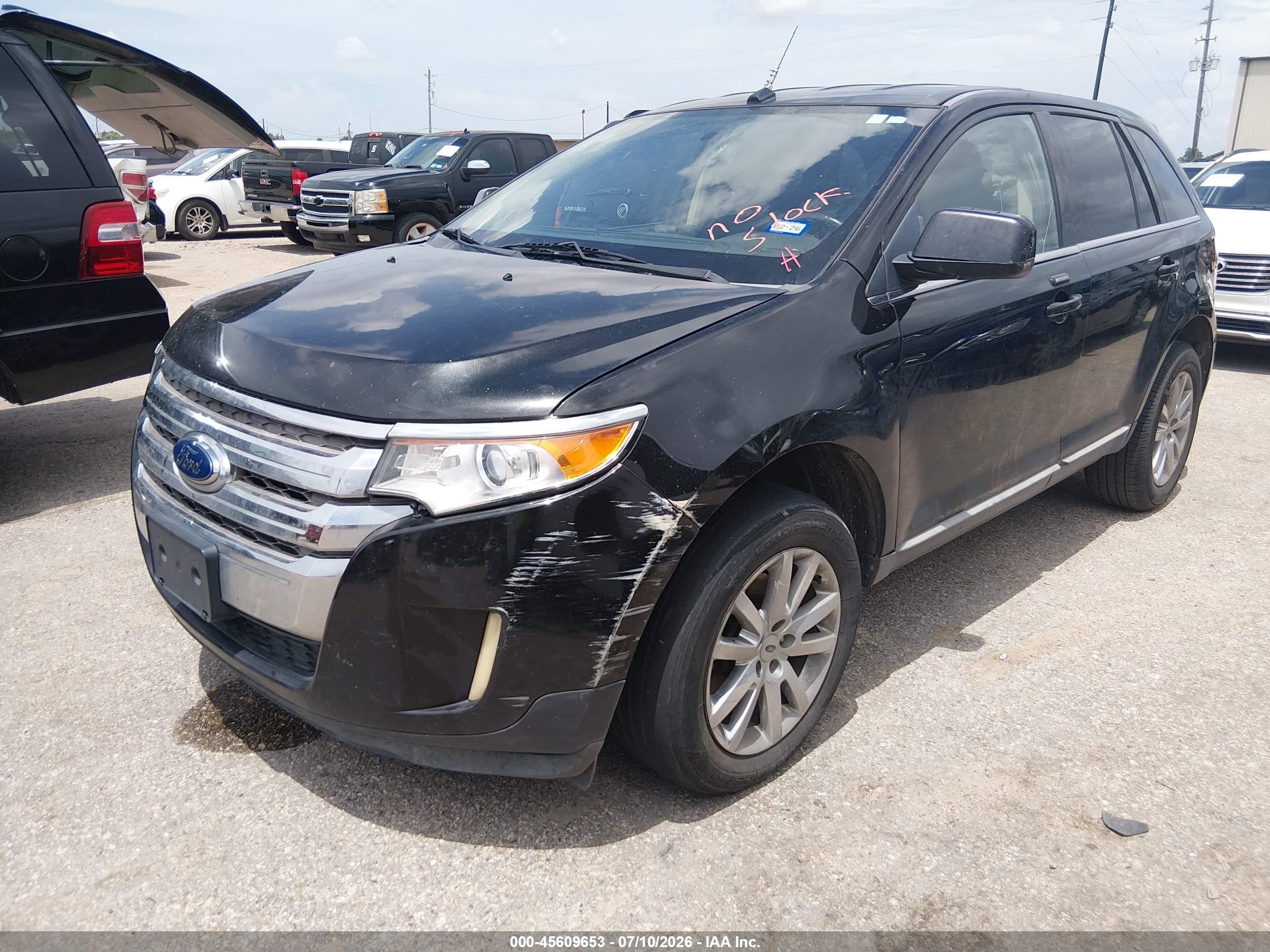 2011 Ford Edge Limited Черный vin: 2FMDK3KC6BBA09173
