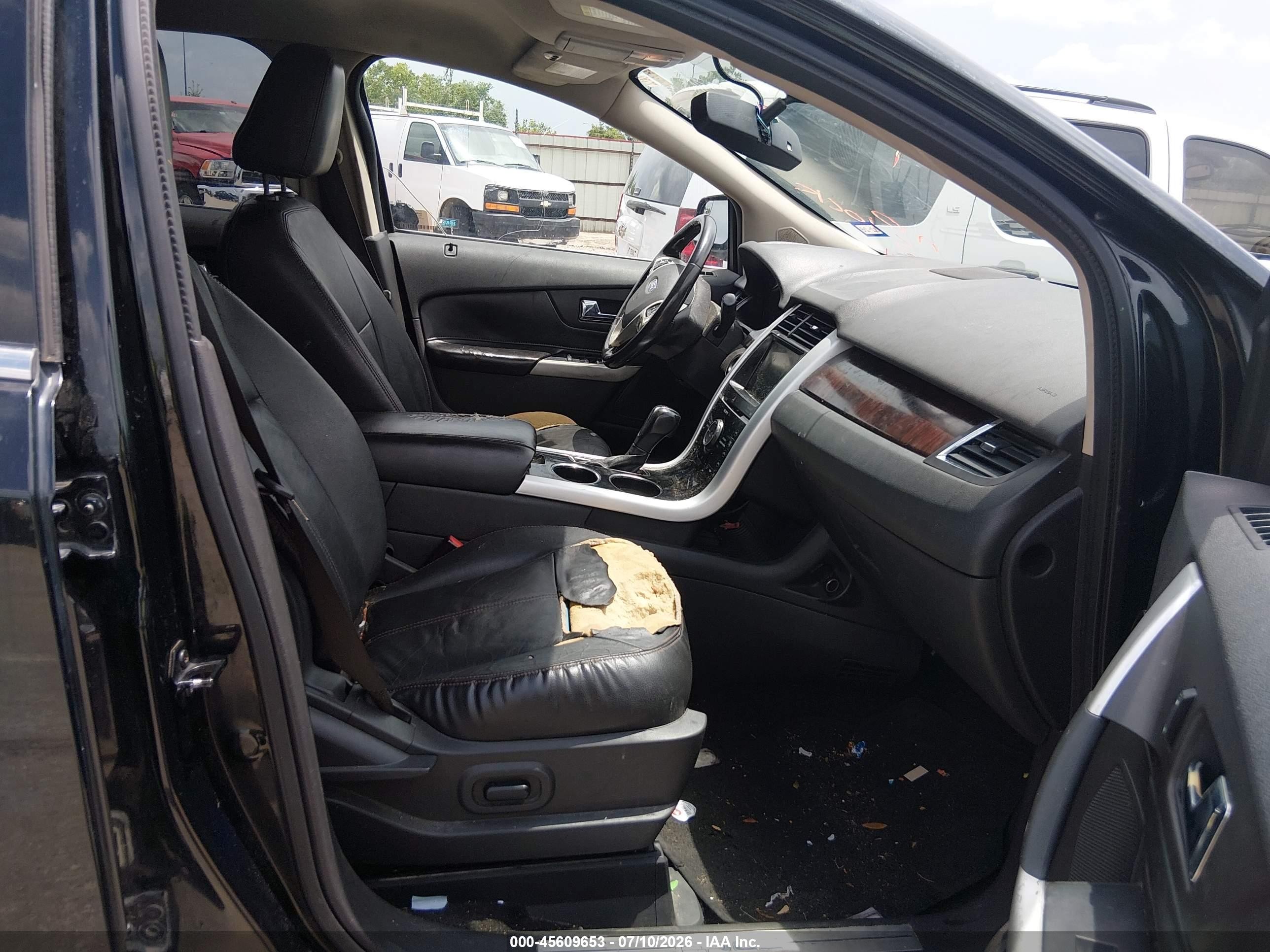 2011 Ford Edge Limited Черный vin: 2FMDK3KC6BBA09173