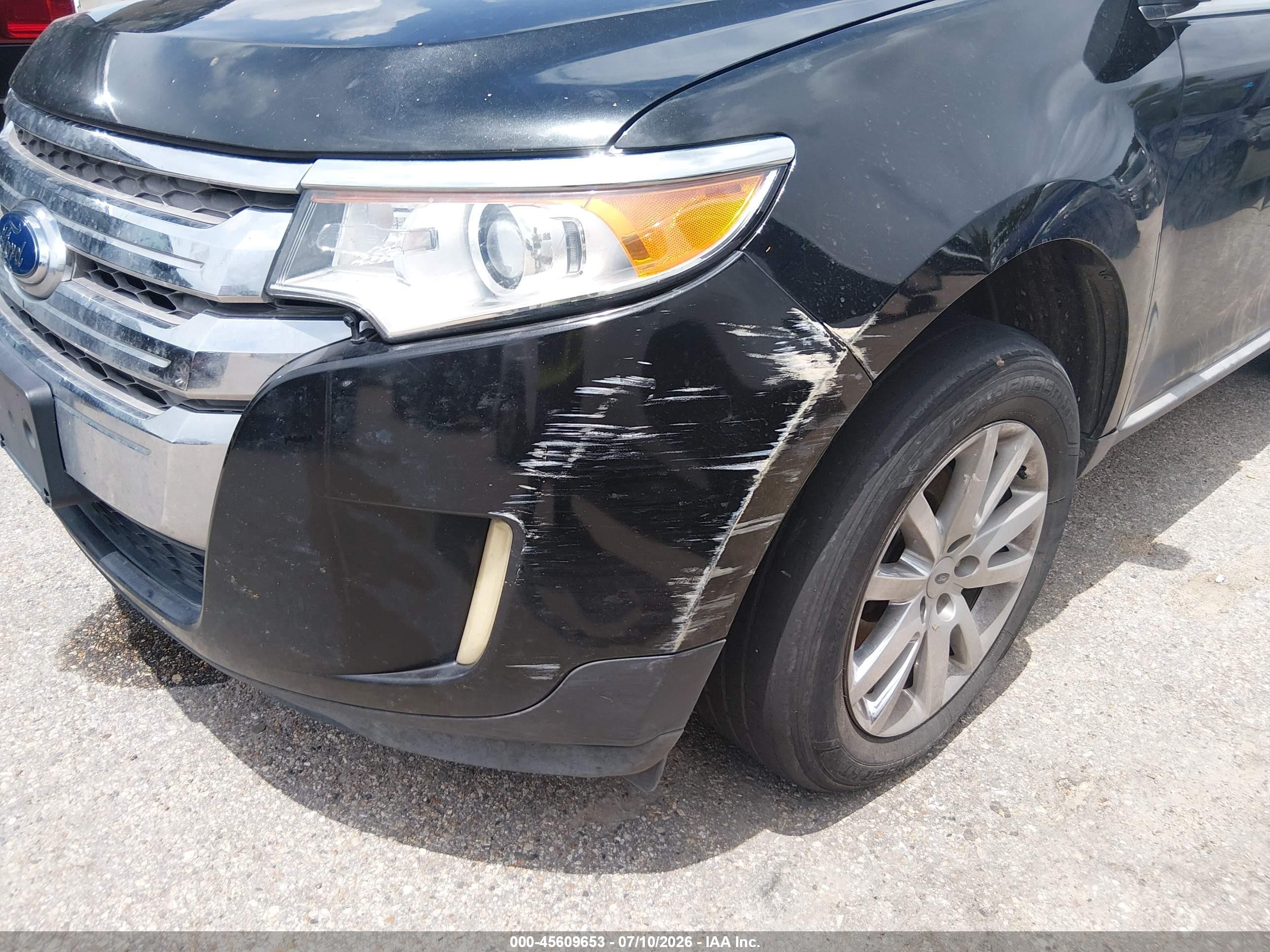 2011 Ford Edge Limited Черный vin: 2FMDK3KC6BBA09173