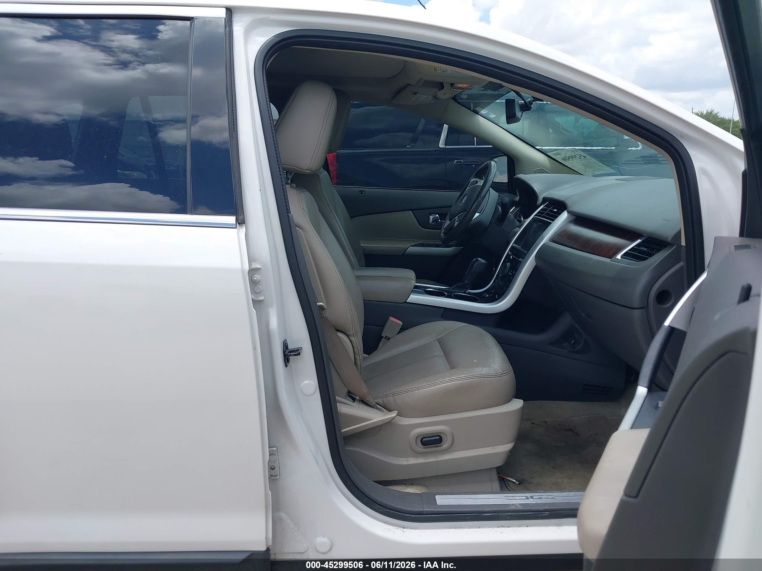 2011 Ford Edge Limited Белый vin: 2FMDK3KC6BBA12204