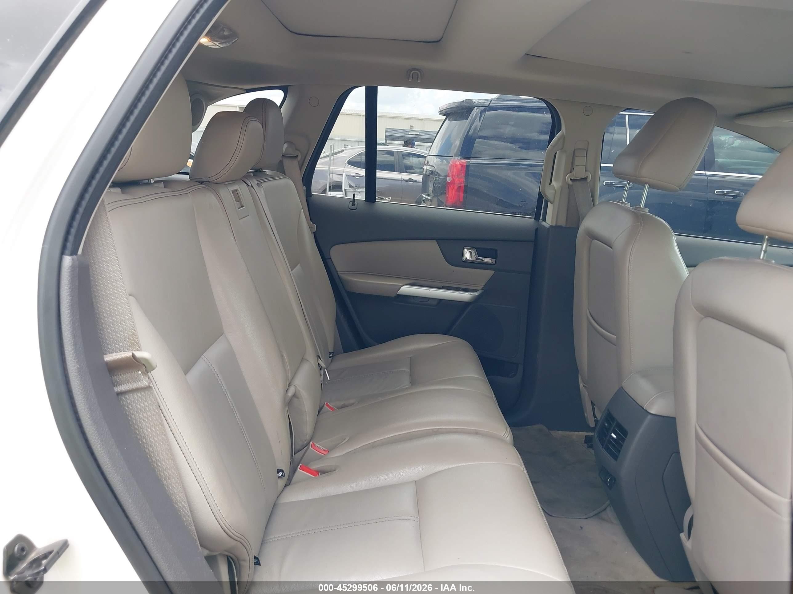 2011 Ford Edge Limited Белый vin: 2FMDK3KC6BBA12204
