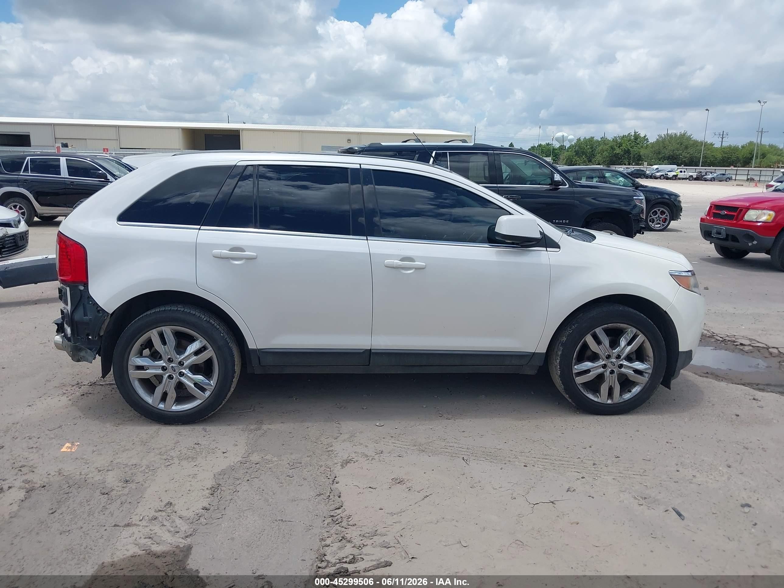 2011 Ford Edge Limited Белый vin: 2FMDK3KC6BBA12204