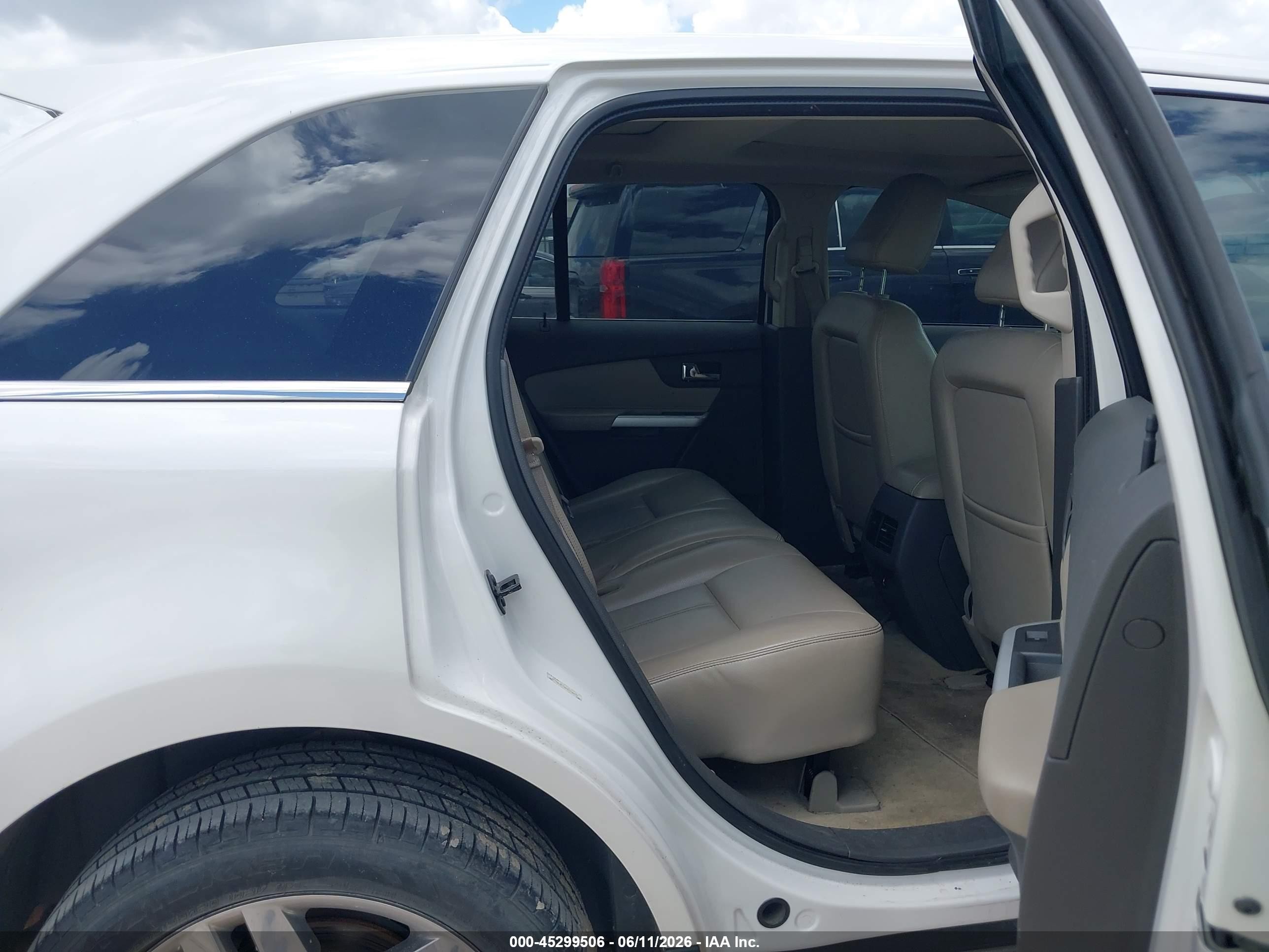 2011 Ford Edge Limited Белый vin: 2FMDK3KC6BBA12204