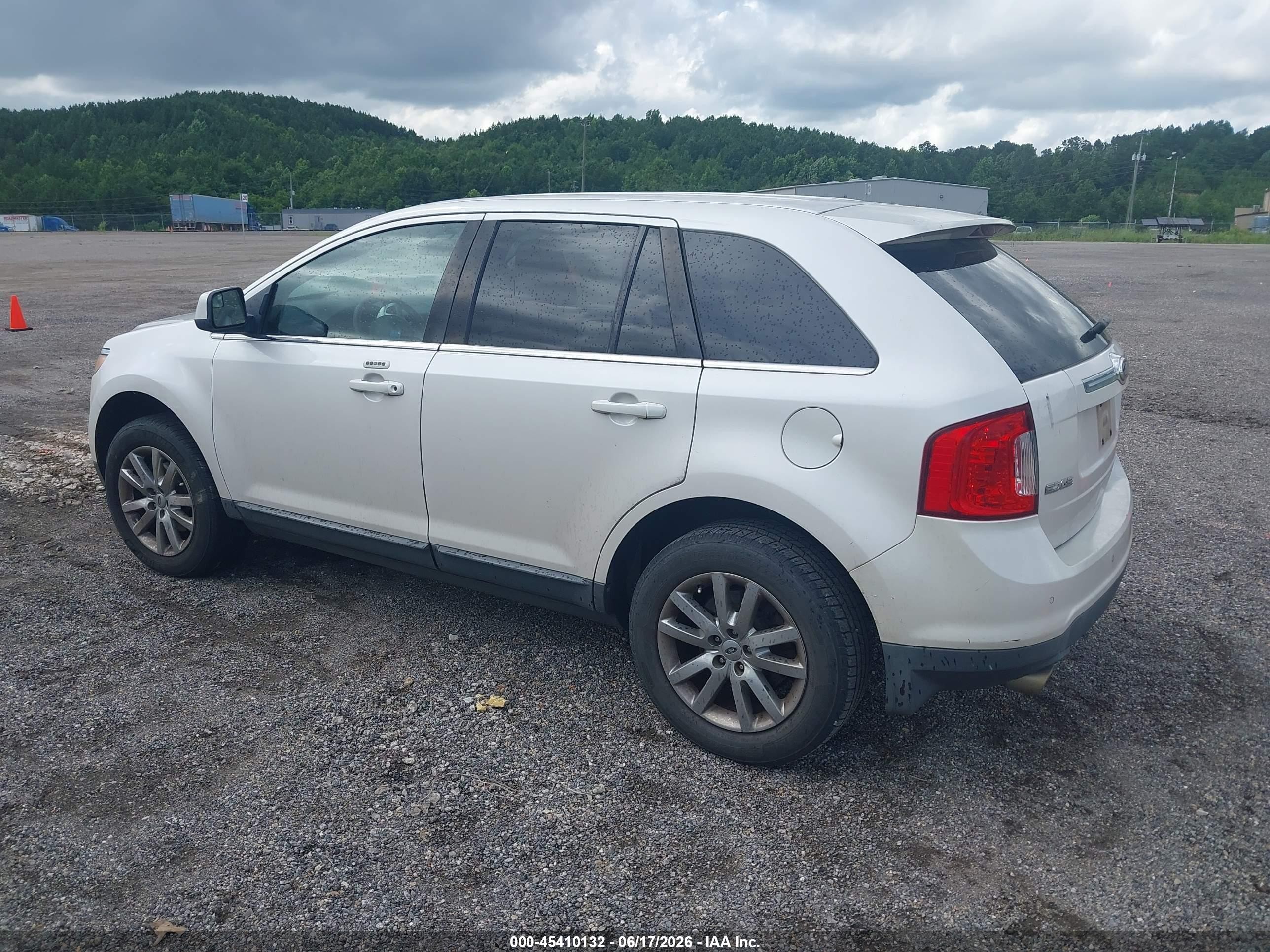 2011 Ford Edge Limited White vin: 2FMDK3KC6BBA39385