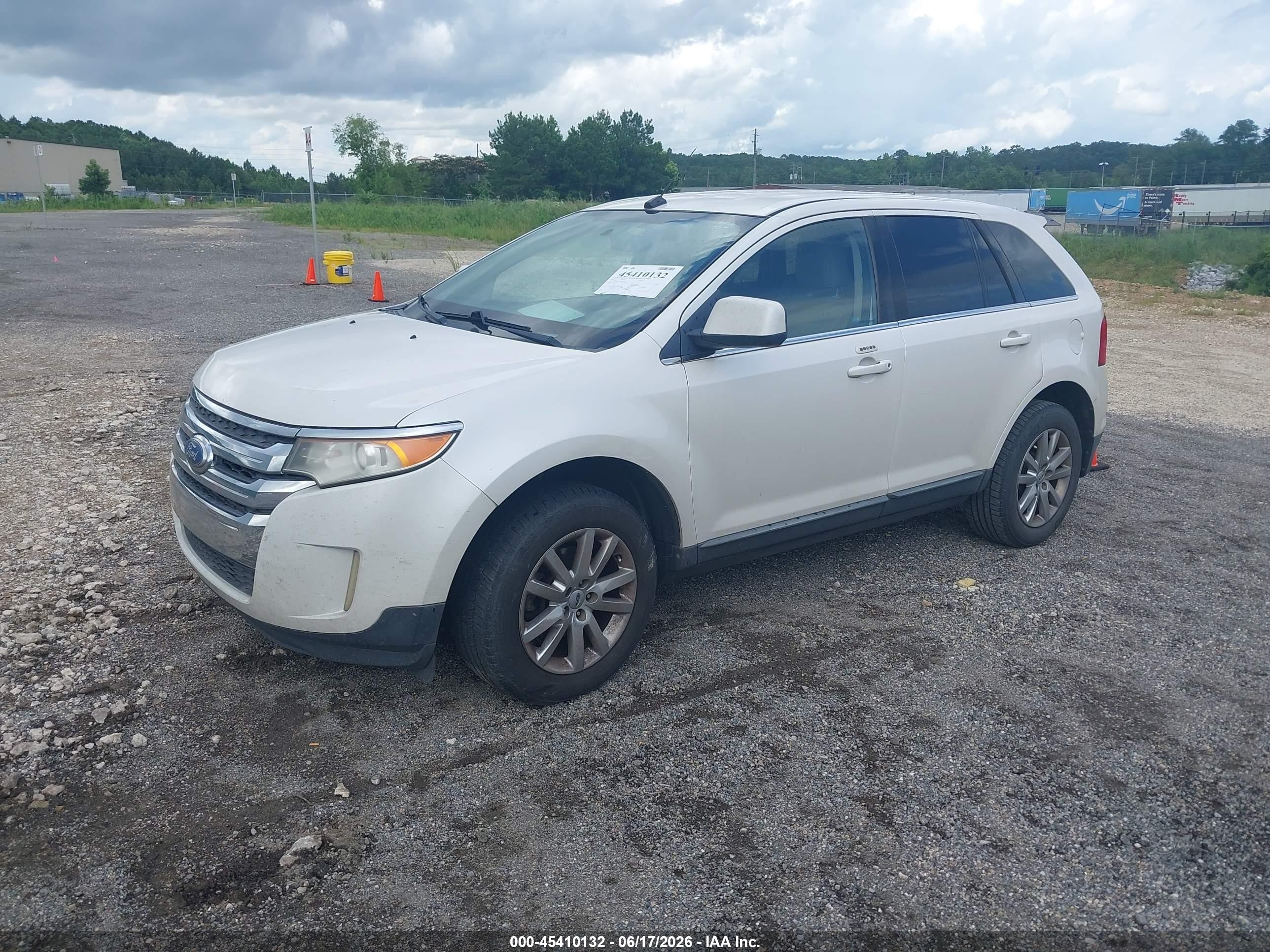 2011 Ford Edge Limited White vin: 2FMDK3KC6BBA39385