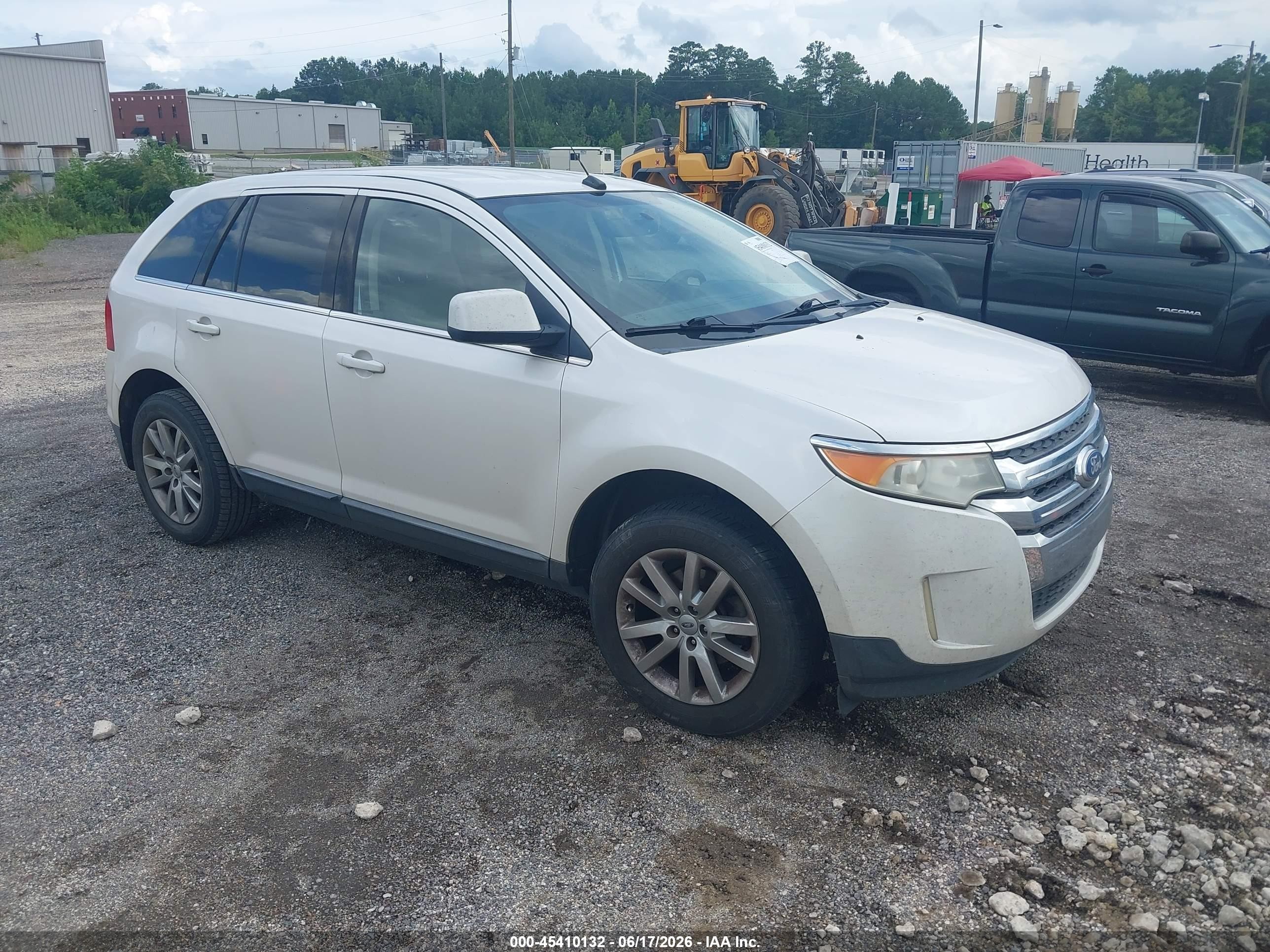 2011 Ford Edge Limited White vin: 2FMDK3KC6BBA39385