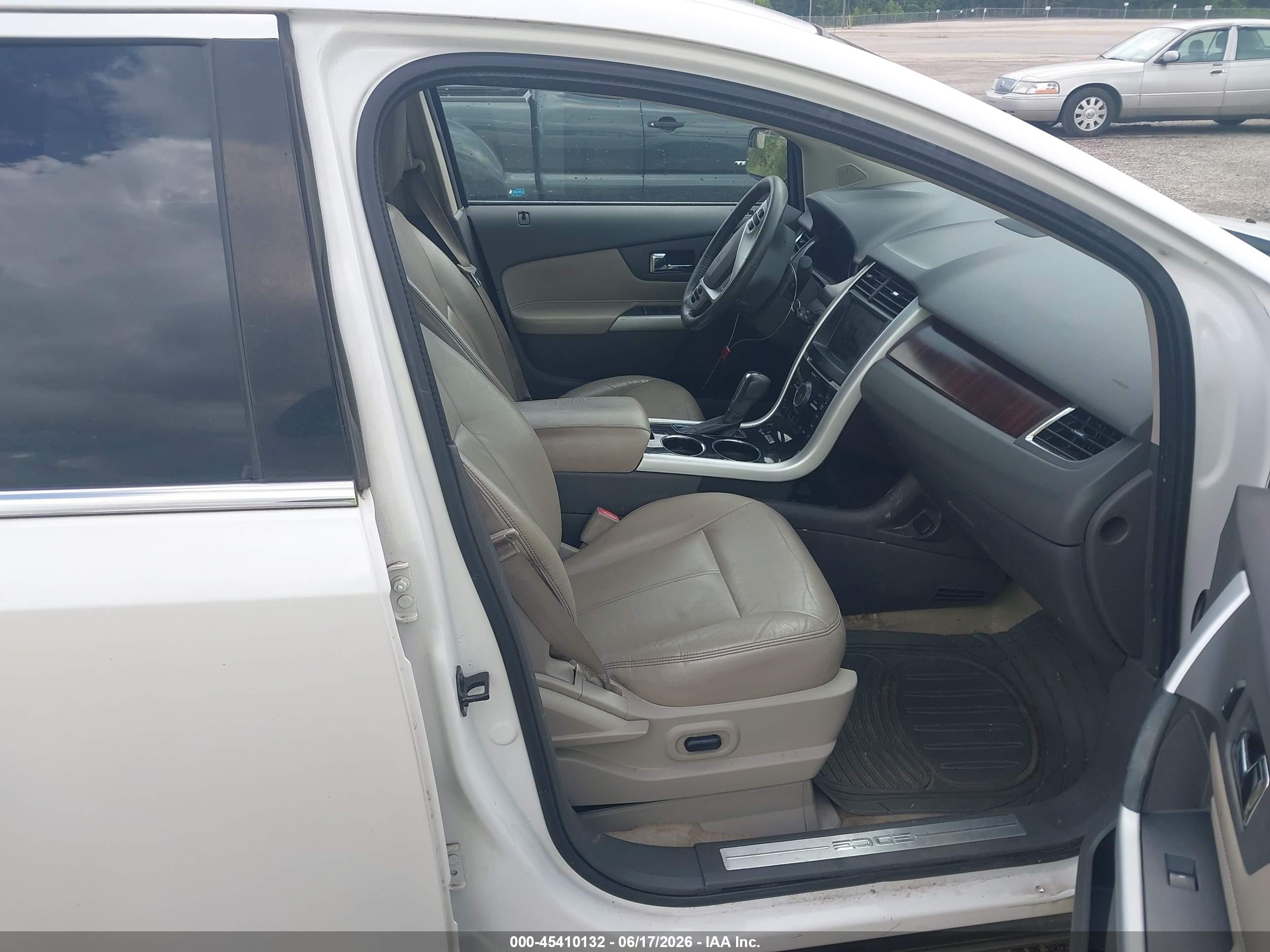 2011 Ford Edge Limited White vin: 2FMDK3KC6BBA39385
