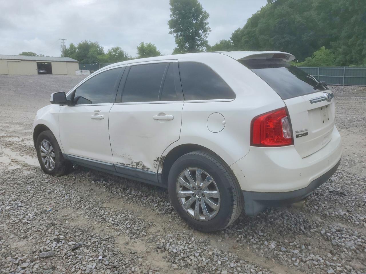 2011 Ford Edge Limited White vin: 2FMDK3KC6BBA41105