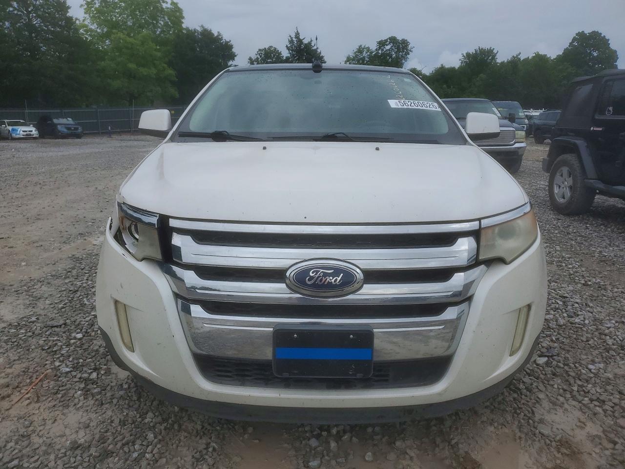 2011 Ford Edge Limited White vin: 2FMDK3KC6BBA41105