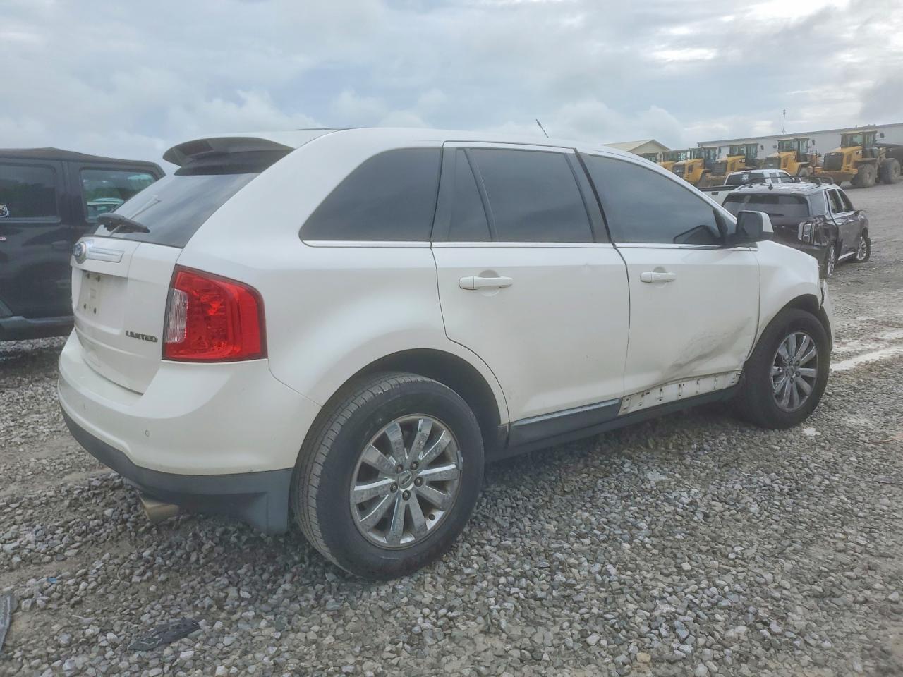 2011 Ford Edge Limited White vin: 2FMDK3KC6BBA41105