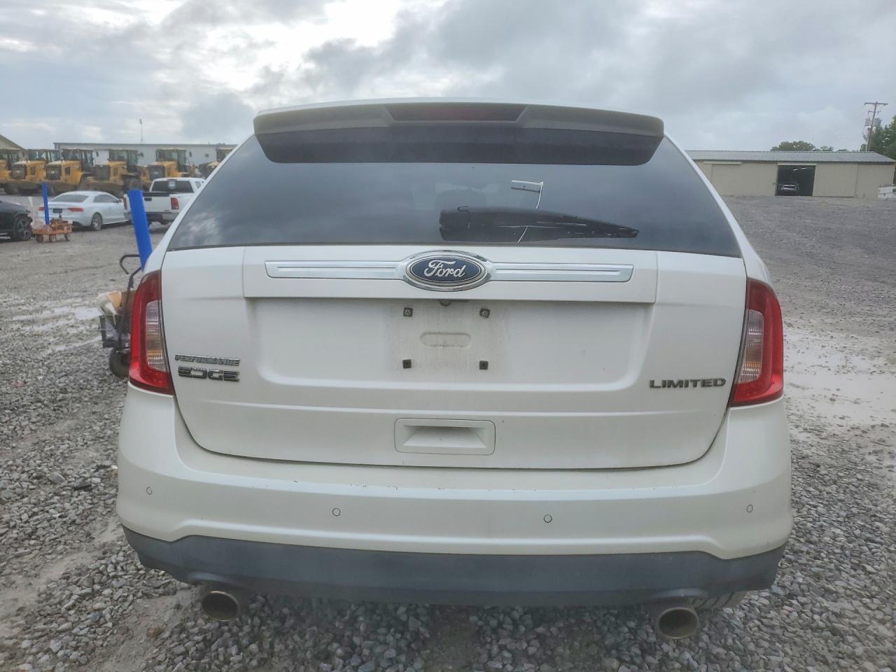 2011 Ford Edge Limited White vin: 2FMDK3KC6BBA41105