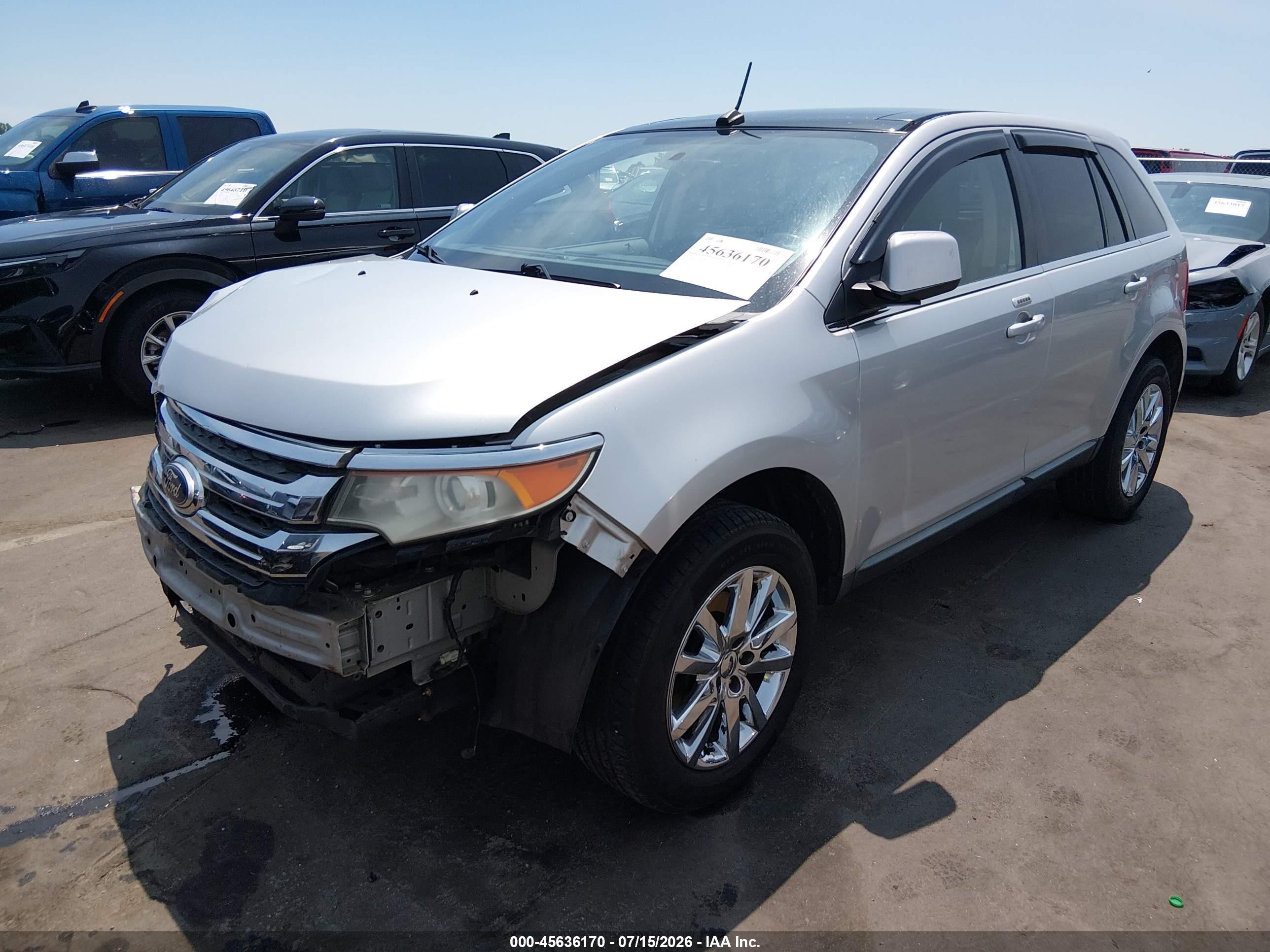 2011 Ford Edge Limited Silver vin: 2FMDK3KC6BBA49429