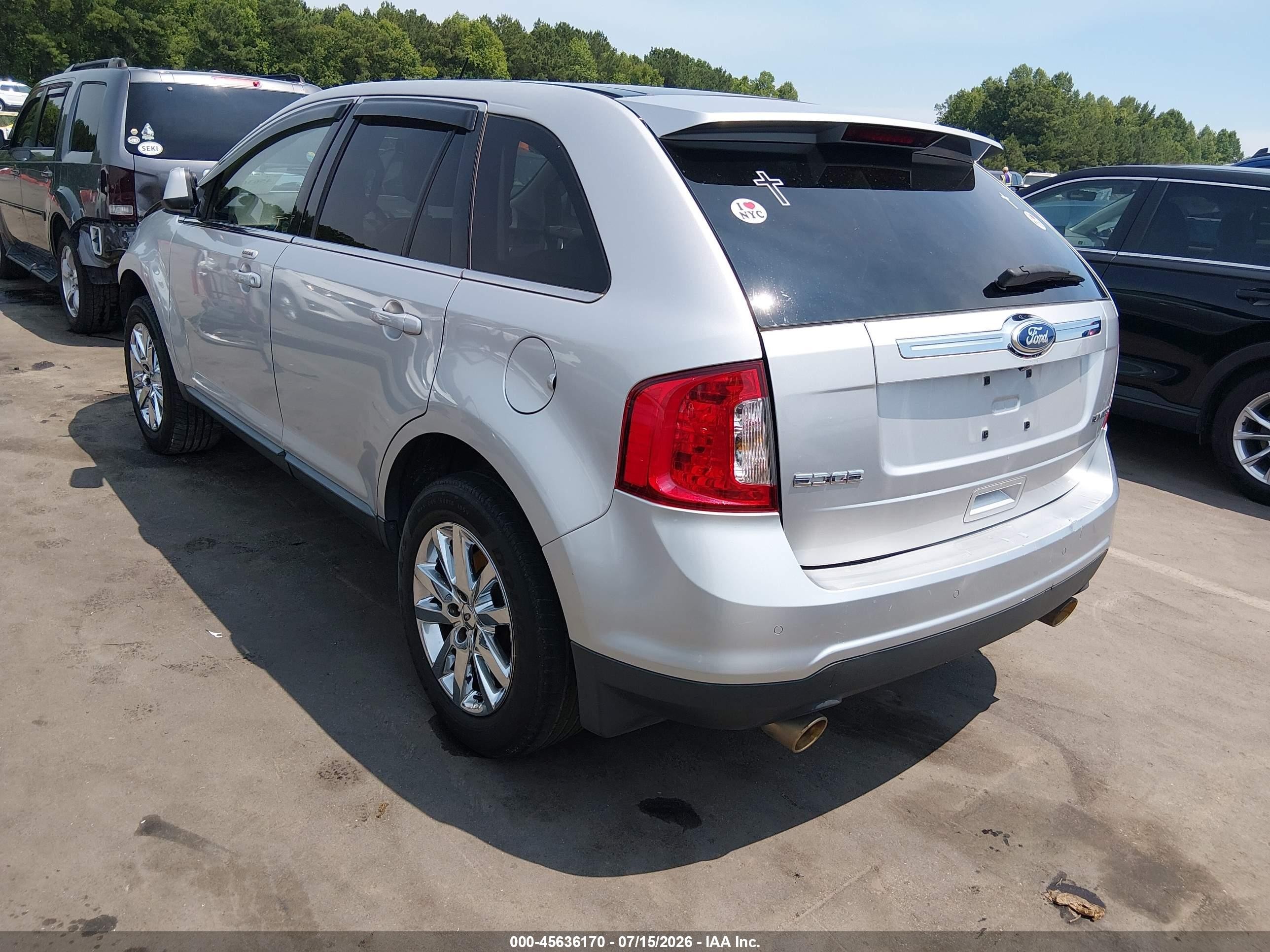 2011 Ford Edge Limited Silver vin: 2FMDK3KC6BBA49429