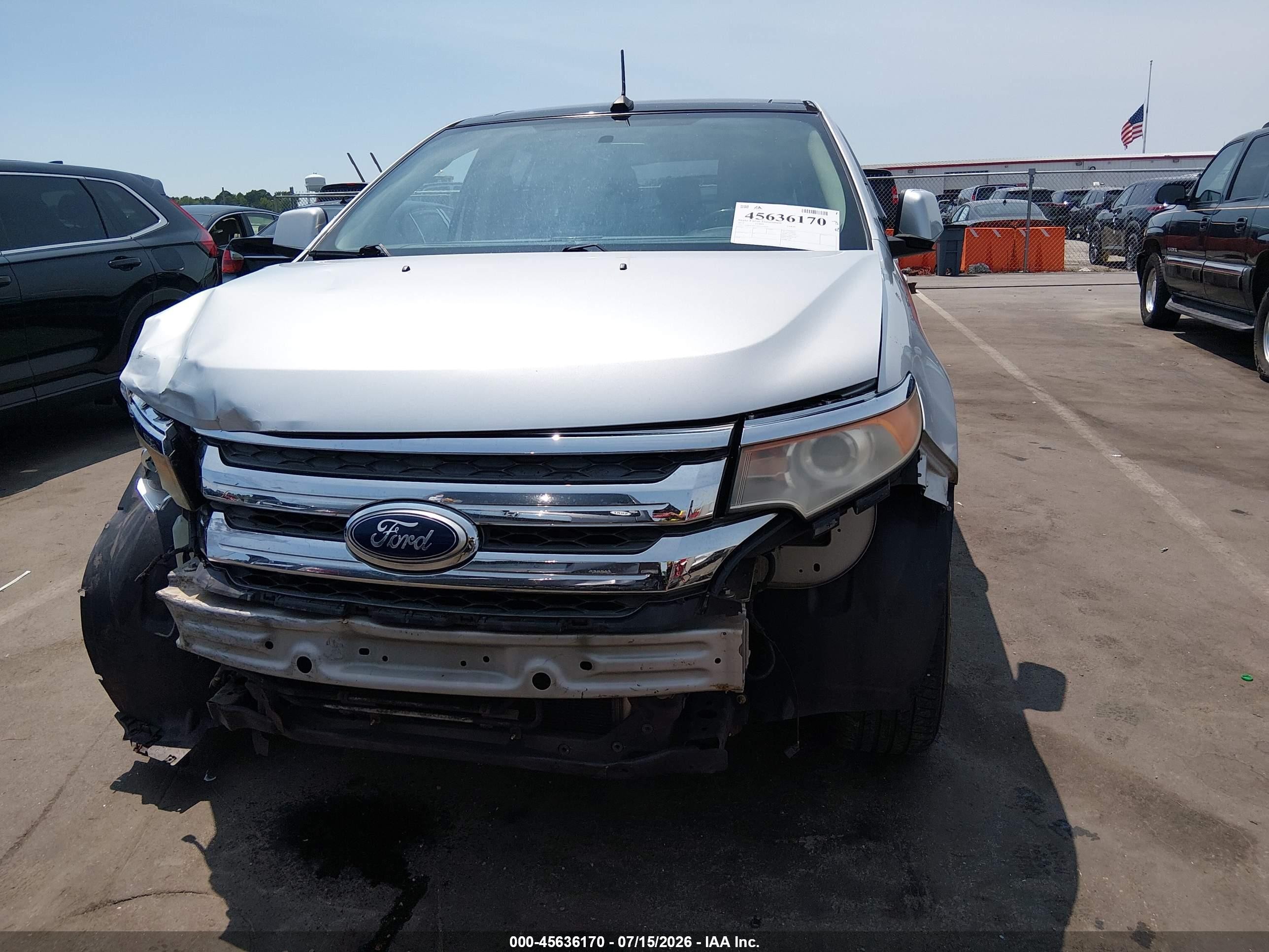 2011 Ford Edge Limited Silver vin: 2FMDK3KC6BBA49429