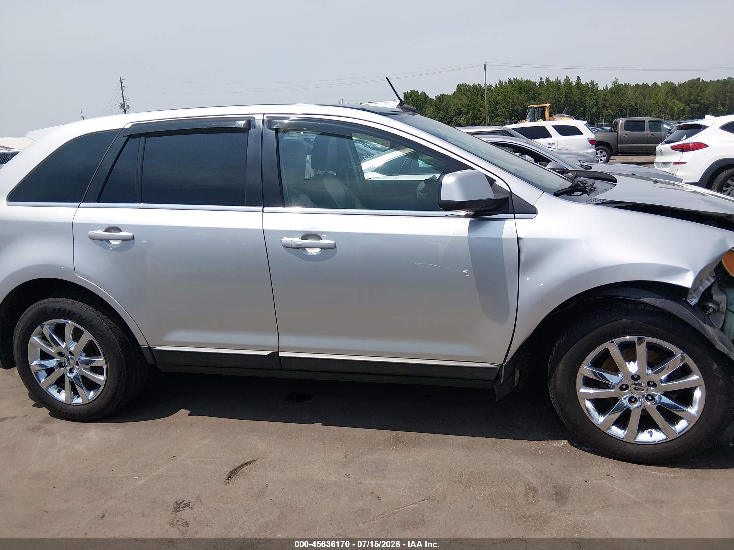 2011 Ford Edge Limited Silver vin: 2FMDK3KC6BBA49429