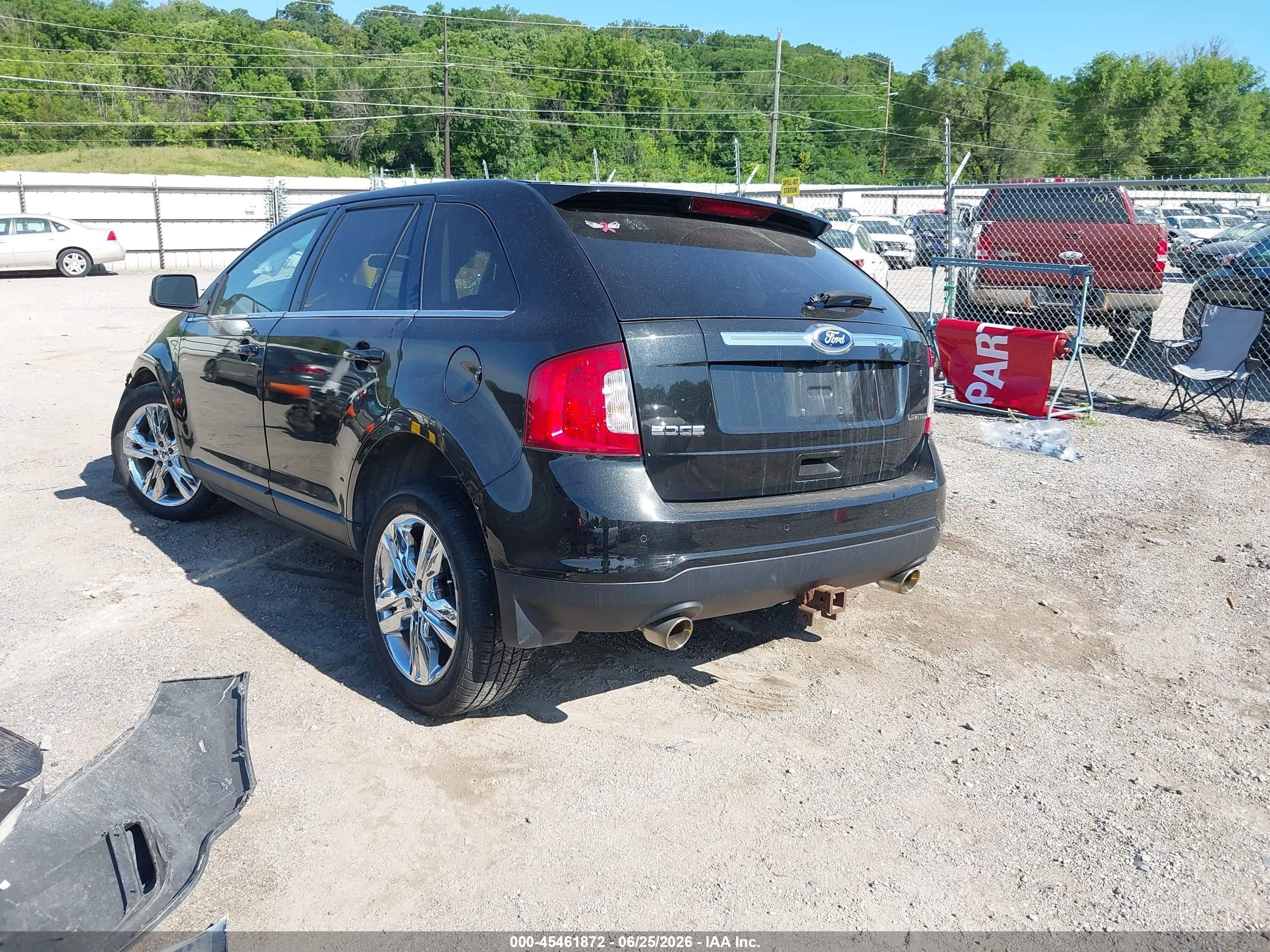 2011 Ford Edge Limited Black vin: 2FMDK3KC6BBA52802