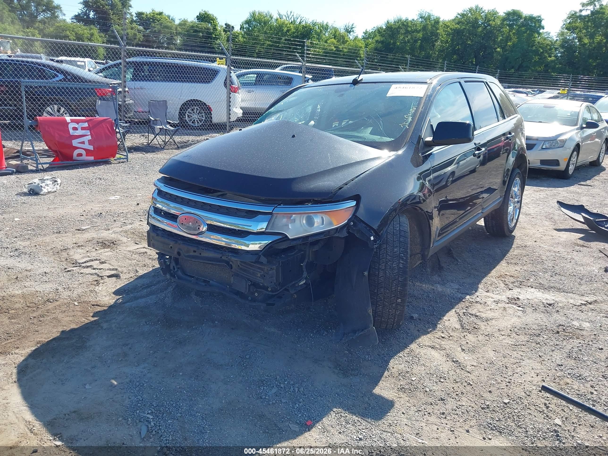 2011 Ford Edge Limited Black vin: 2FMDK3KC6BBA52802