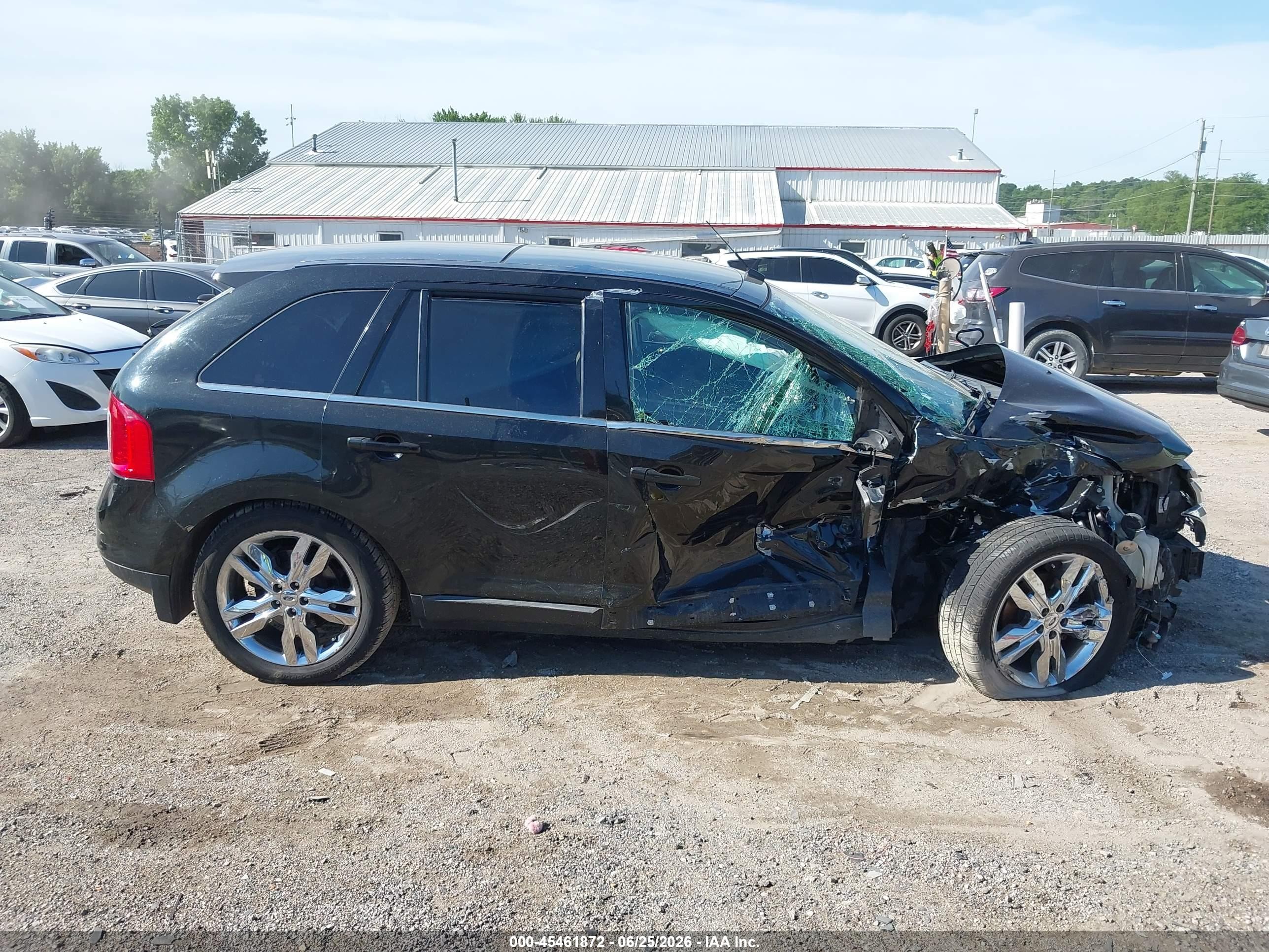 2011 Ford Edge Limited Black vin: 2FMDK3KC6BBA52802