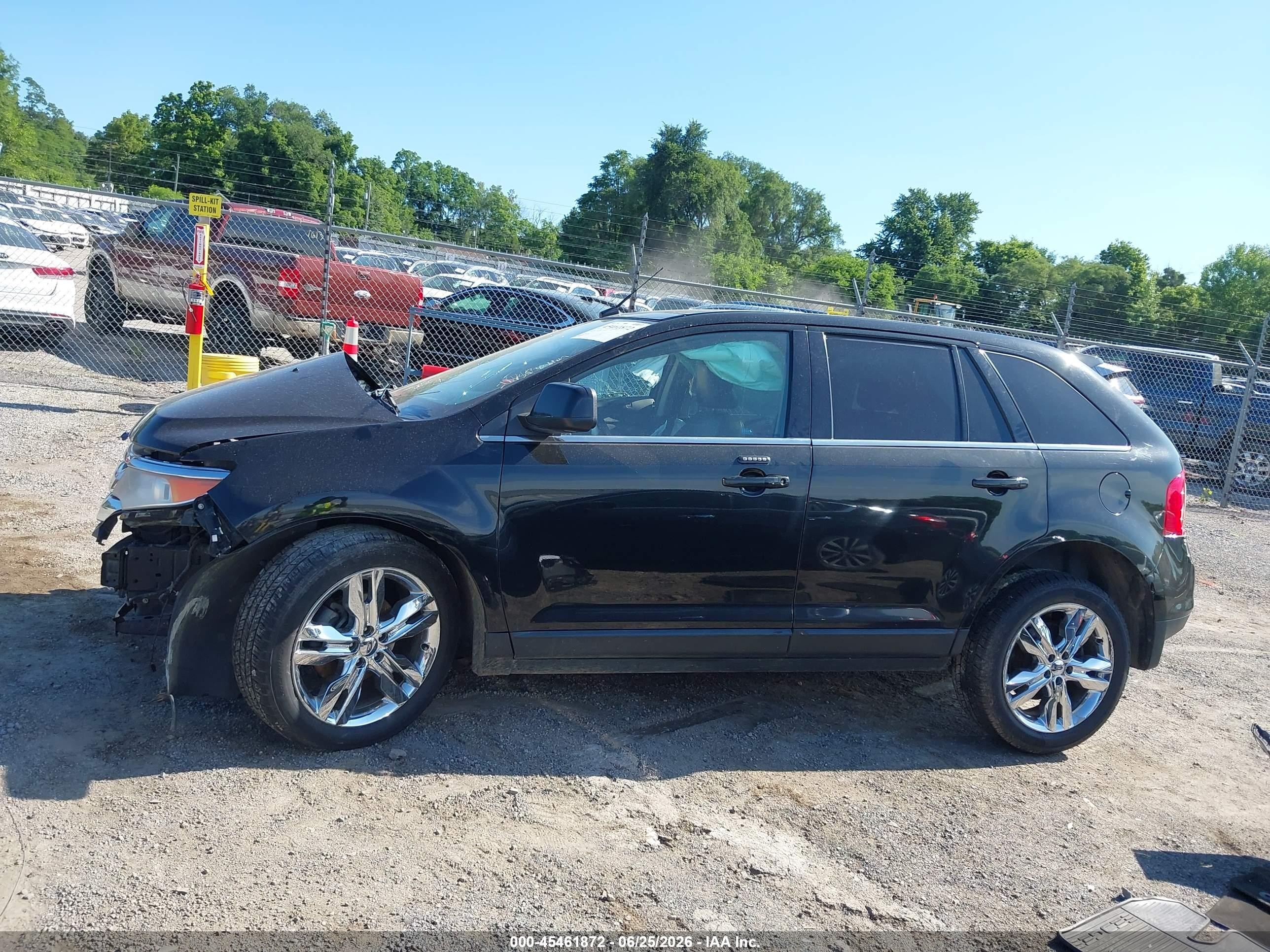 2011 Ford Edge Limited Black vin: 2FMDK3KC6BBA52802