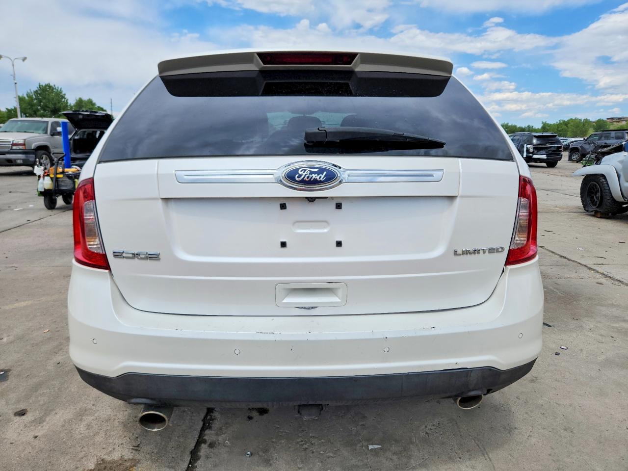 2011 Ford Edge Limited White vin: 2FMDK3KC6BBA61466