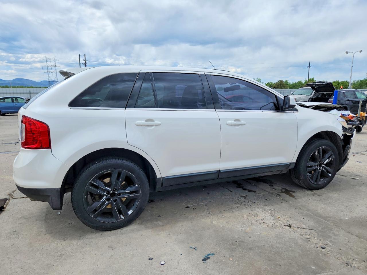 2011 Ford Edge Limited White vin: 2FMDK3KC6BBA61466