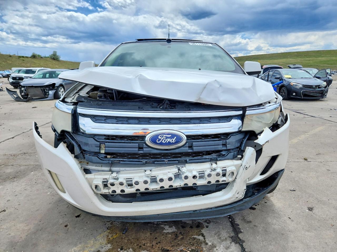 2011 Ford Edge Limited White vin: 2FMDK3KC6BBA61466
