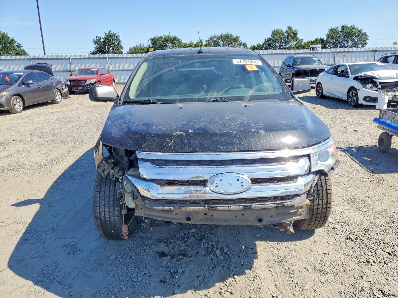 2011 Ford Edge Limited Black vin: 2FMDK3KC6BBA76744