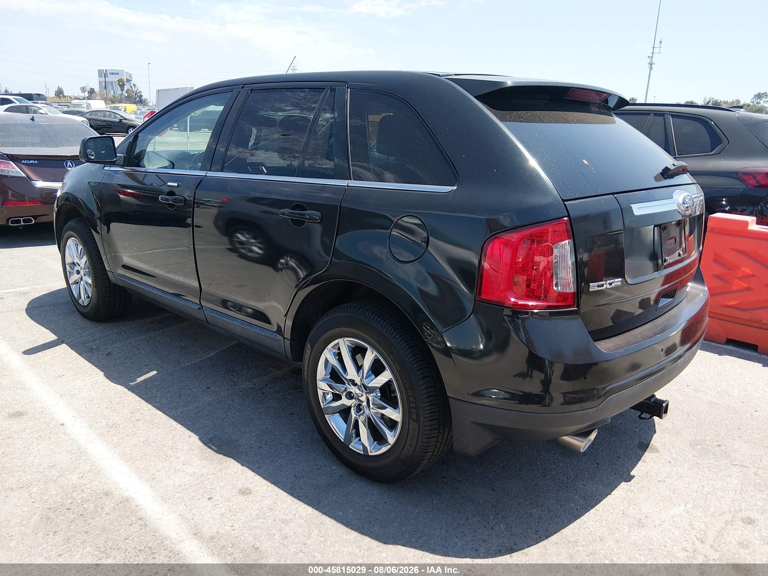 2011 Ford Edge Limited Black vin: 2FMDK3KC6BBA81331
