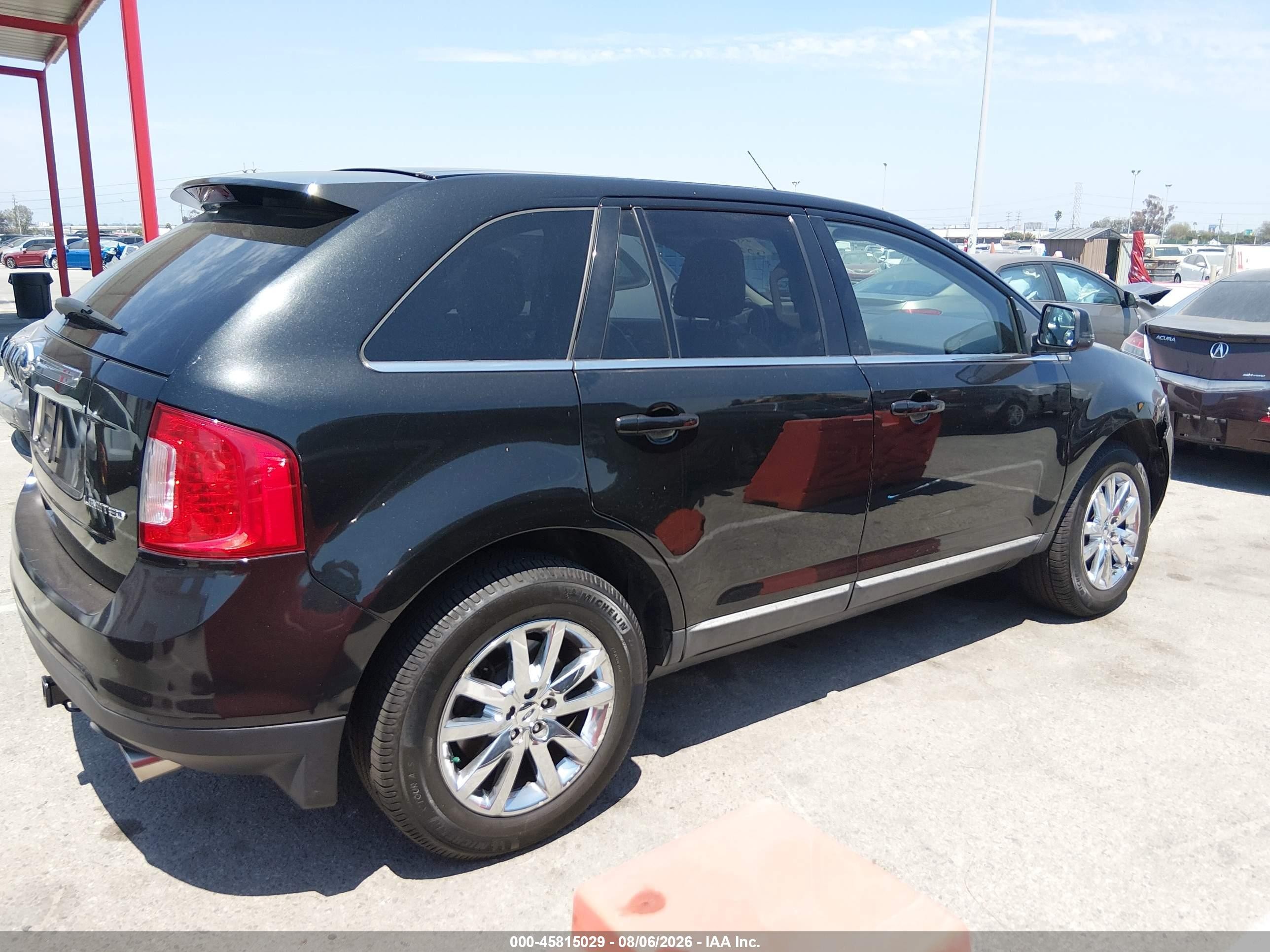 2011 Ford Edge Limited Black vin: 2FMDK3KC6BBA81331