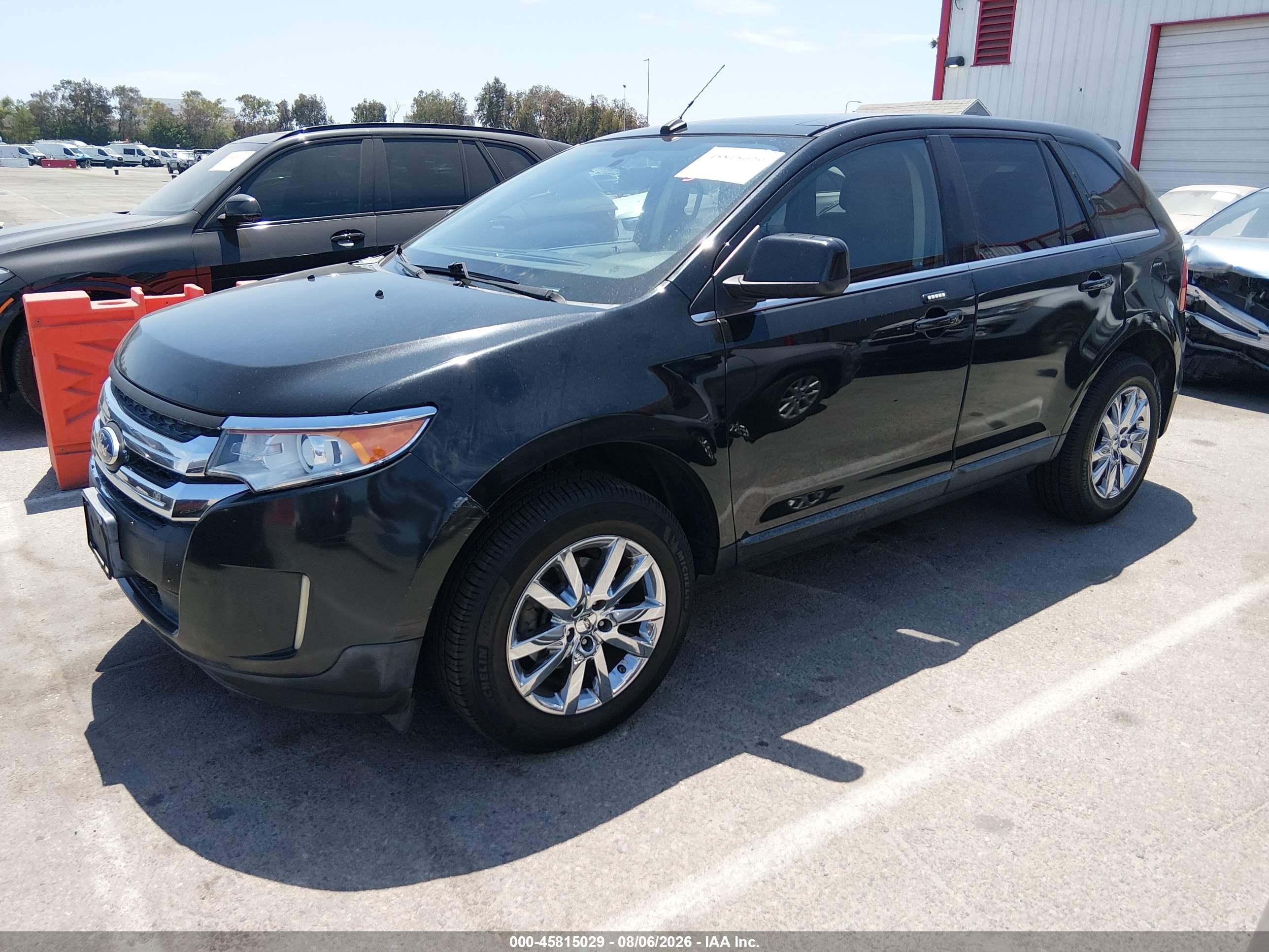 2011 Ford Edge Limited Black vin: 2FMDK3KC6BBA81331
