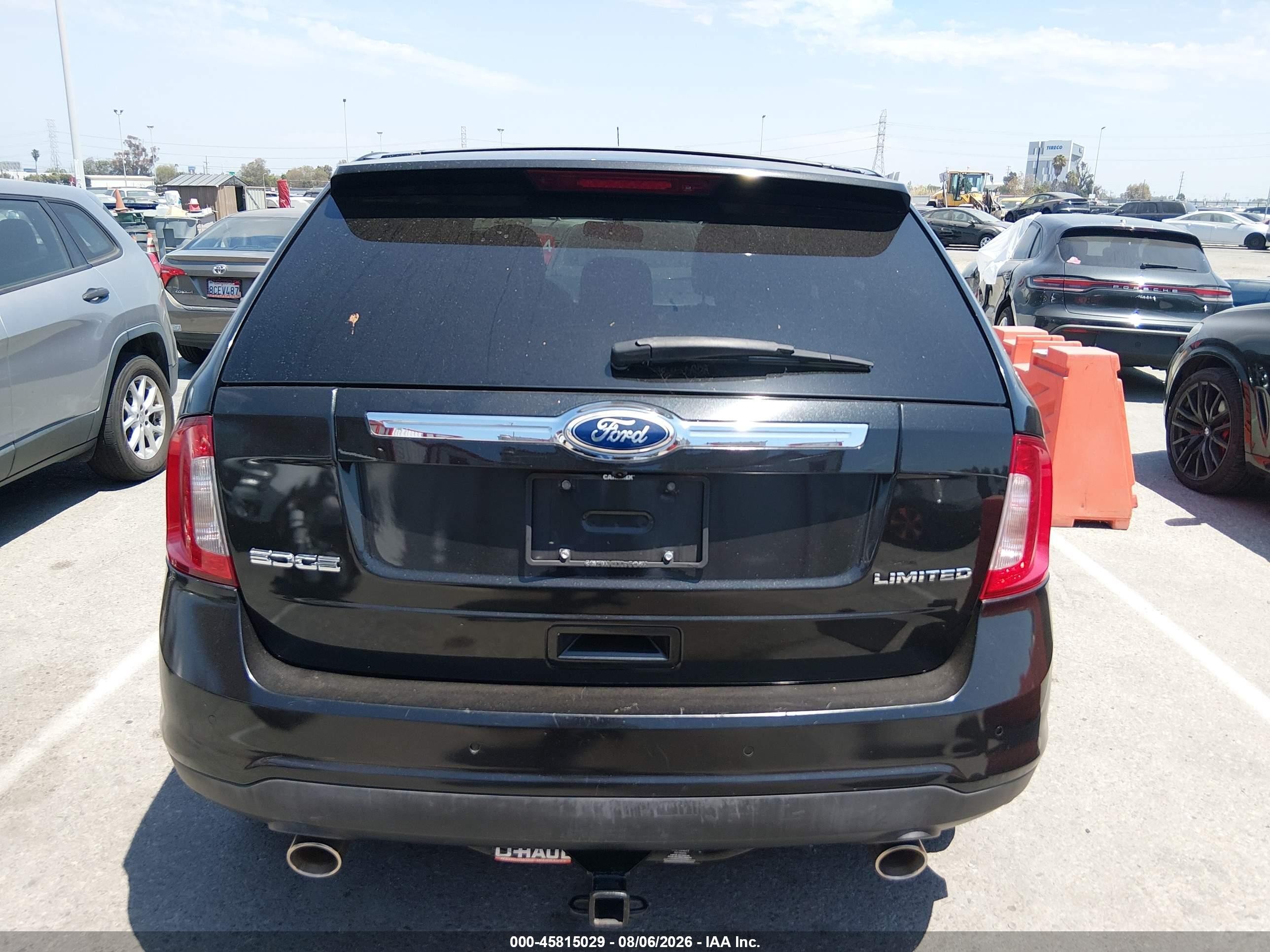 2011 Ford Edge Limited Black vin: 2FMDK3KC6BBA81331