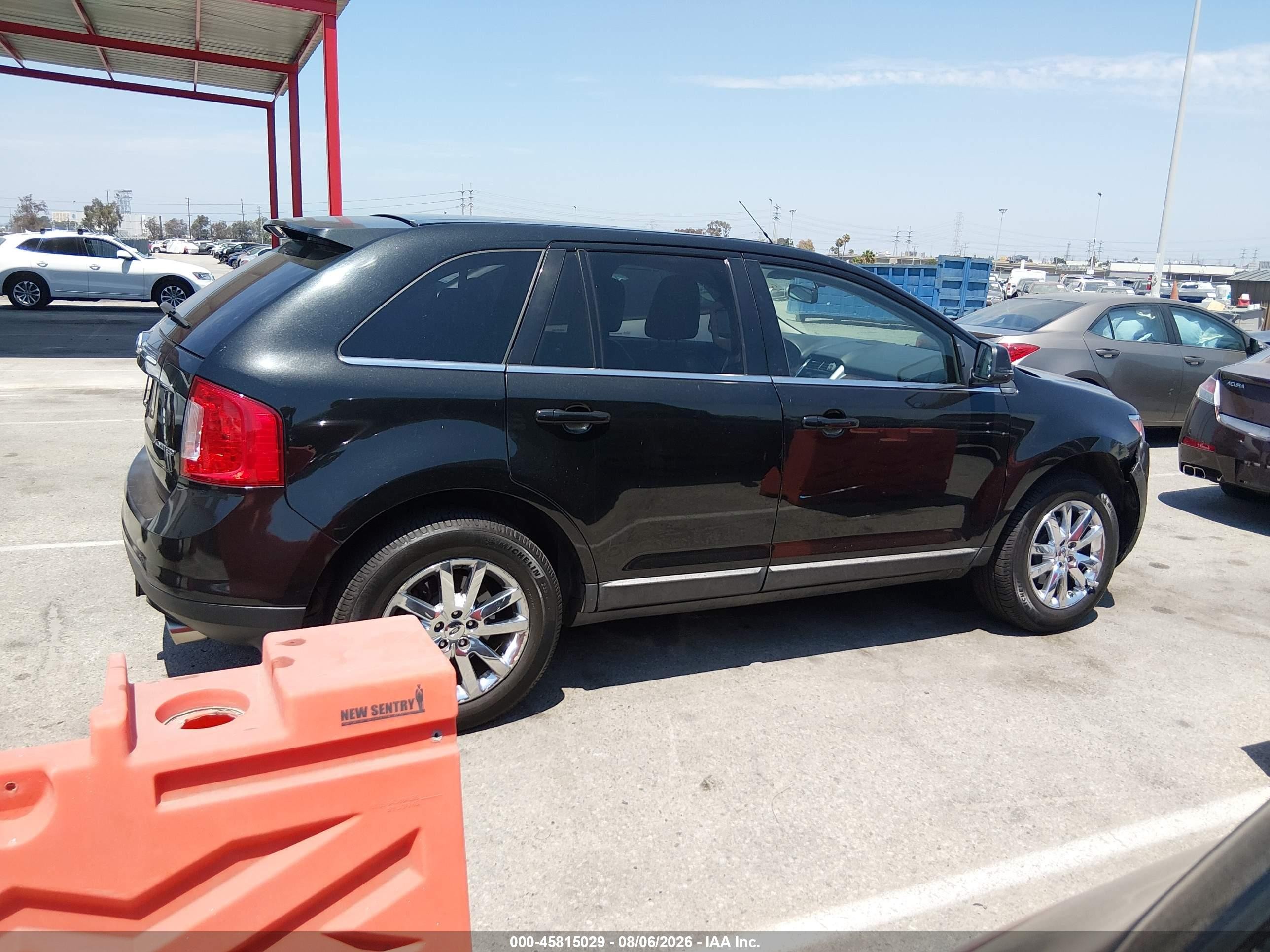 2011 Ford Edge Limited Black vin: 2FMDK3KC6BBA81331