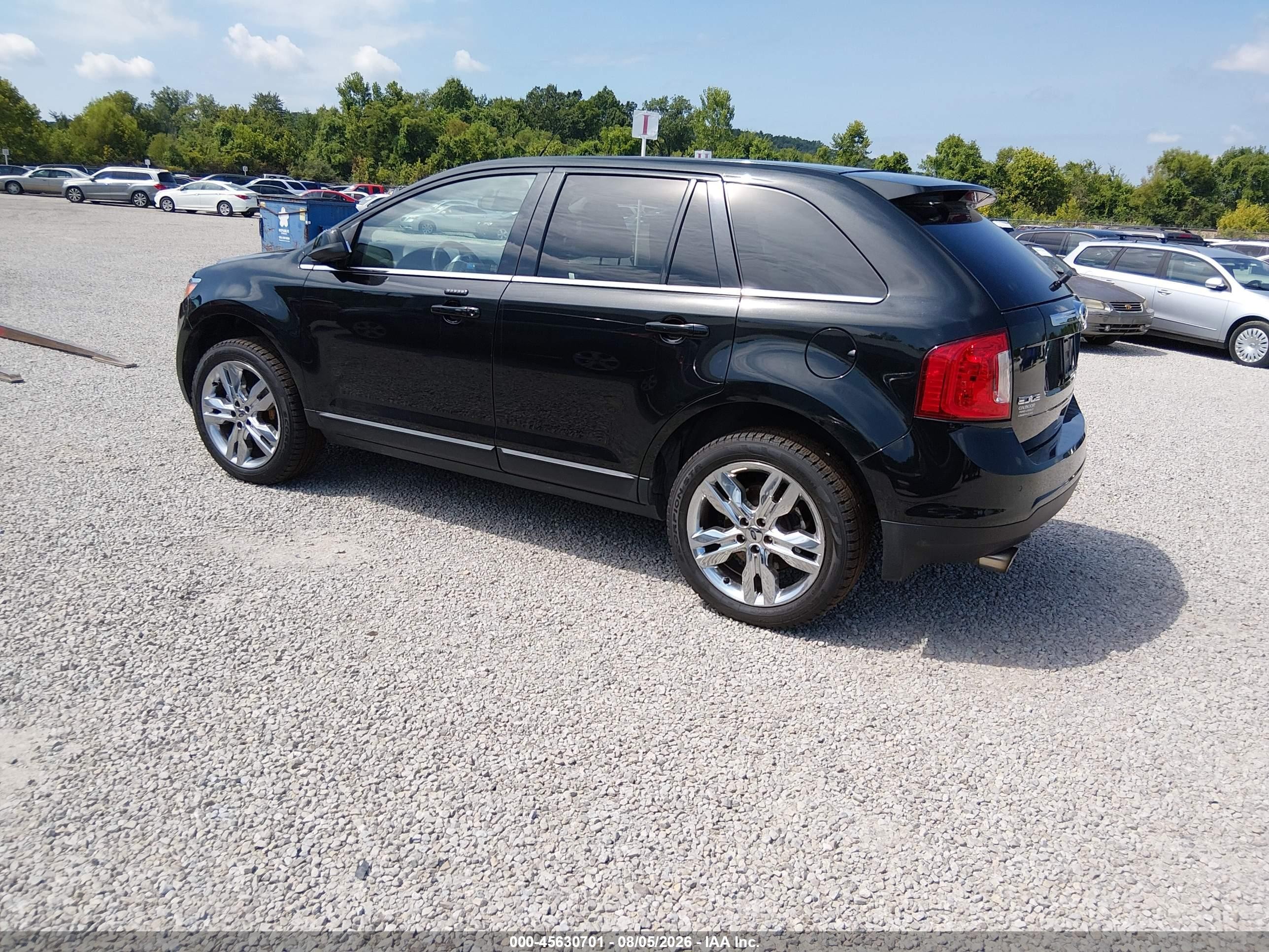 2011 Ford Edge Limited Black vin: 2FMDK3KC6BBA99473