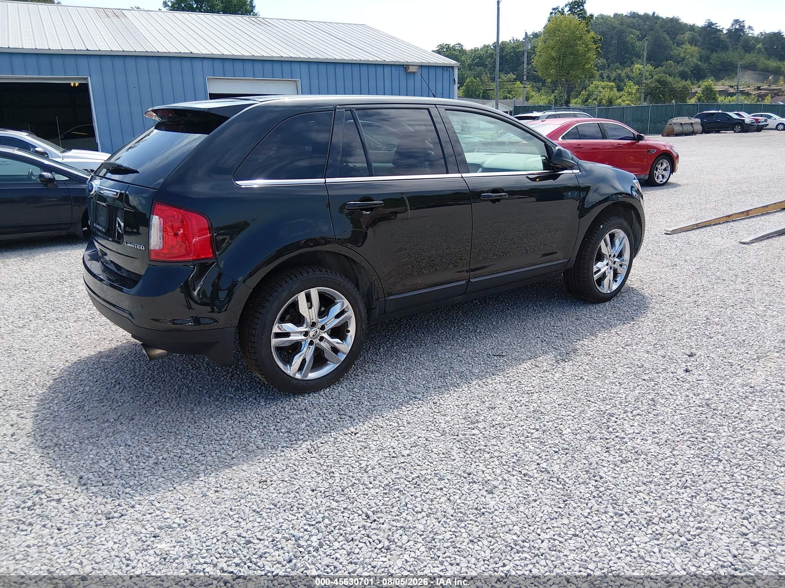 2011 Ford Edge Limited Black vin: 2FMDK3KC6BBA99473