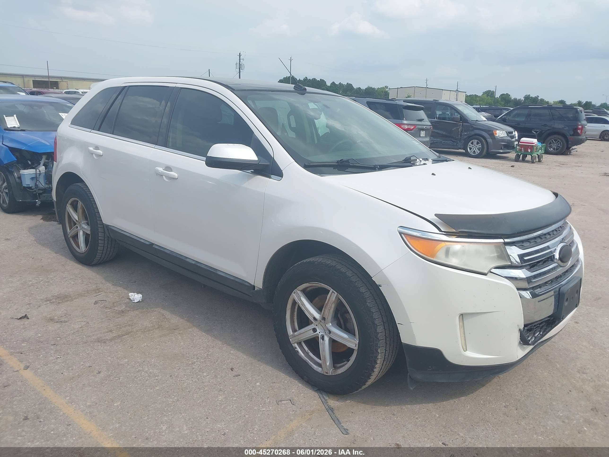 2011 Ford Edge Limited Белый vin: 2FMDK3KC6BBB07409