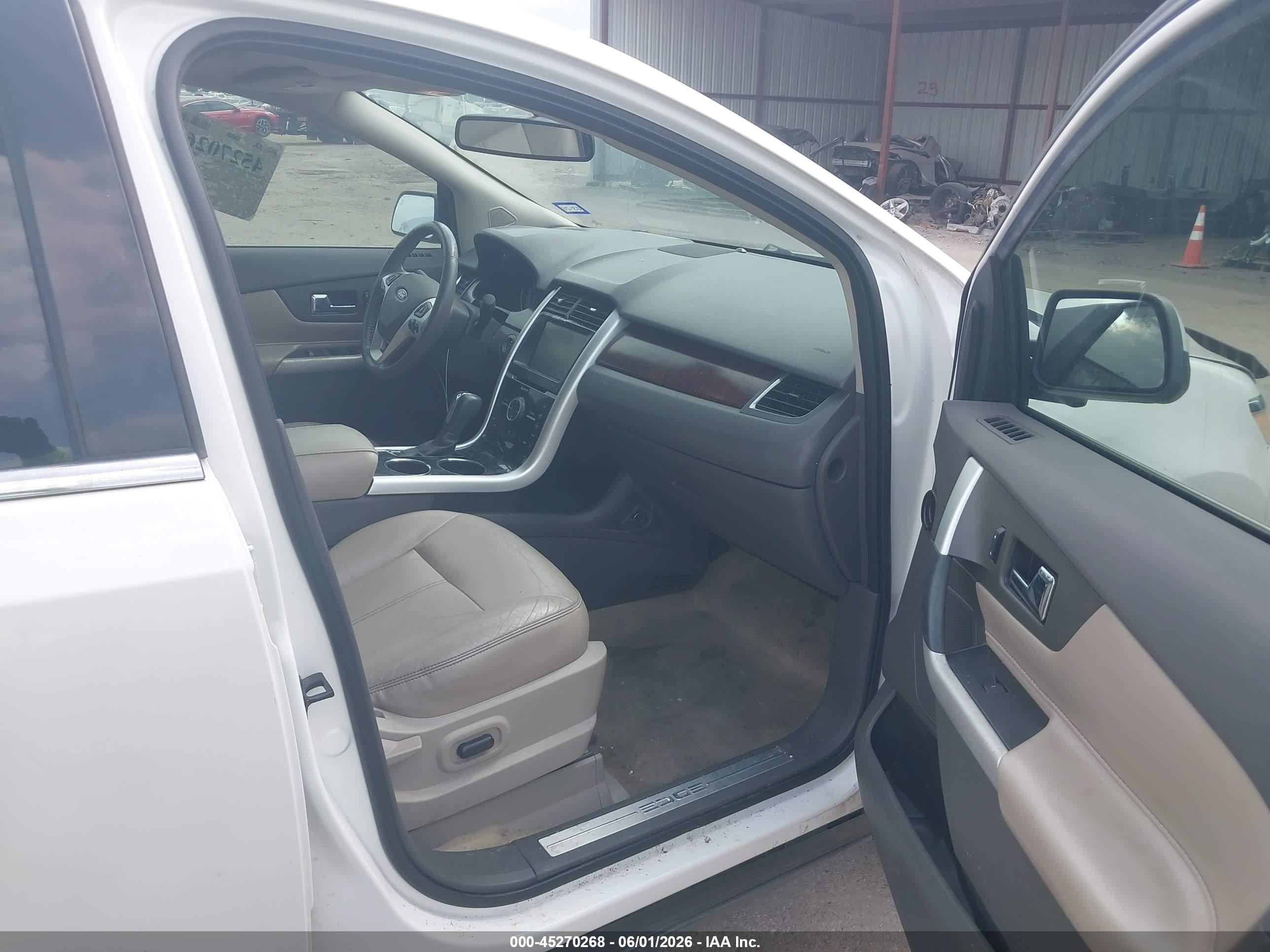 2011 Ford Edge Limited Белый vin: 2FMDK3KC6BBB07409
