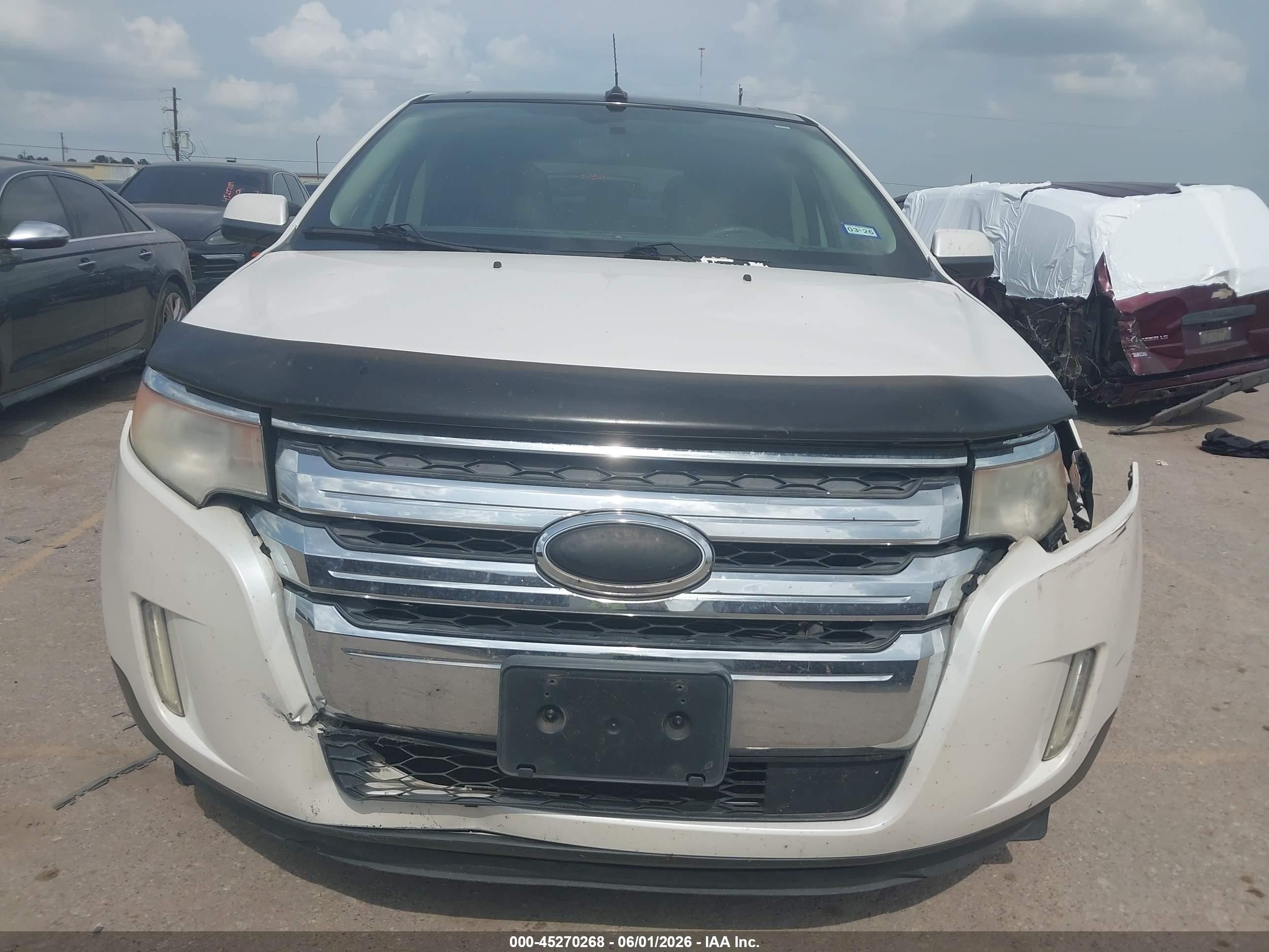 2011 Ford Edge Limited Белый vin: 2FMDK3KC6BBB07409