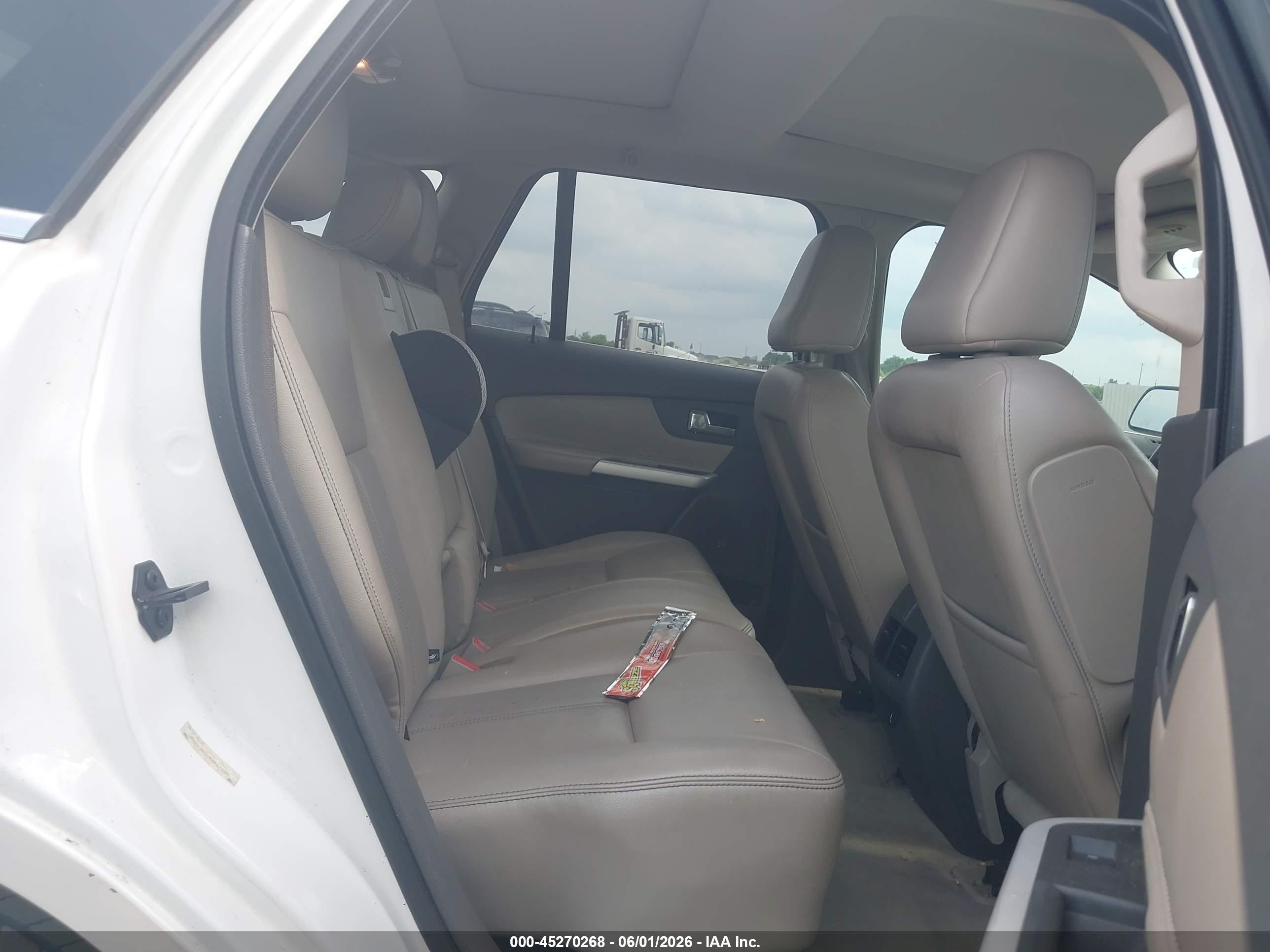 2011 Ford Edge Limited Белый vin: 2FMDK3KC6BBB07409