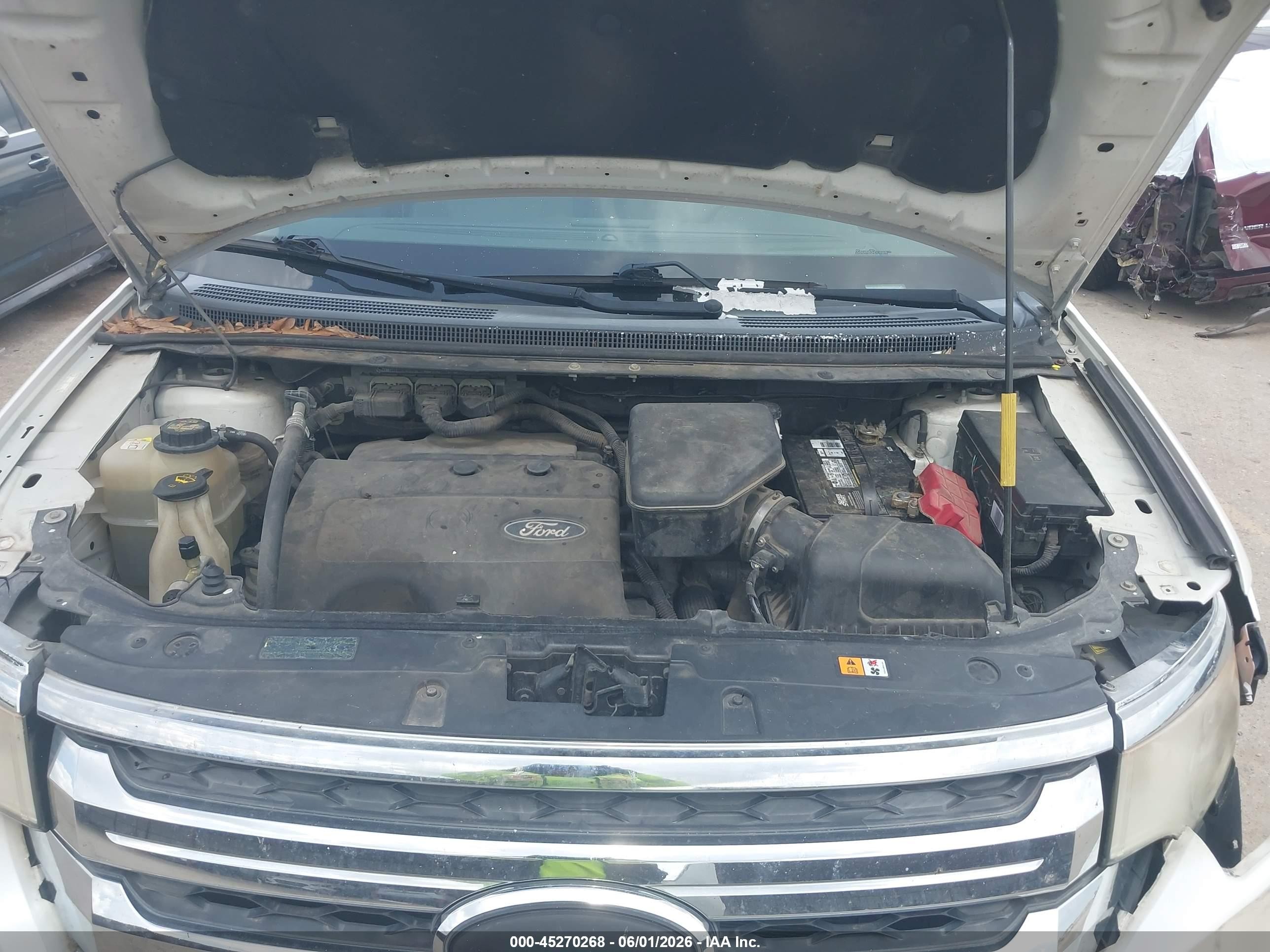 2011 Ford Edge Limited Белый vin: 2FMDK3KC6BBB07409