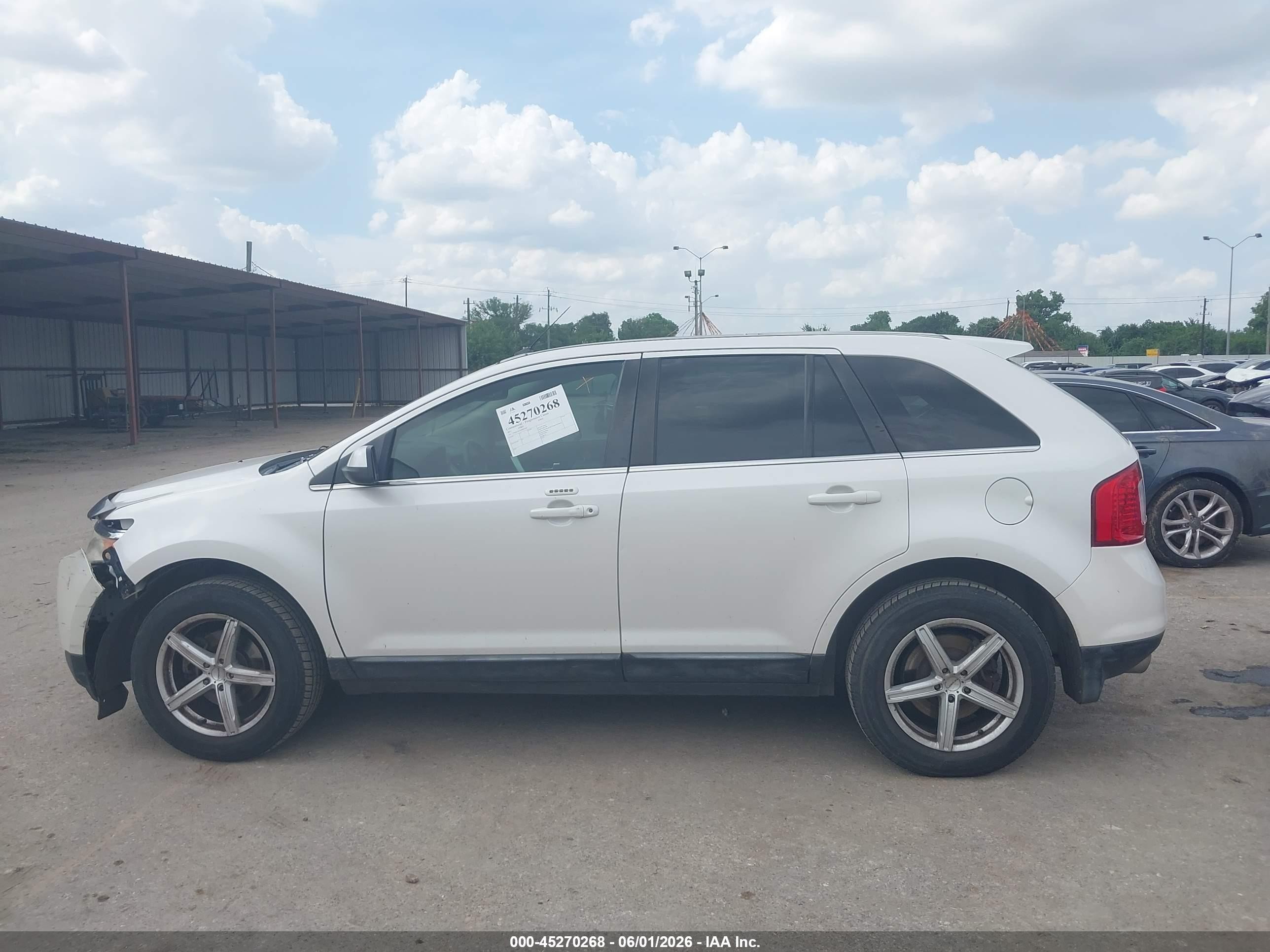 2011 Ford Edge Limited Белый vin: 2FMDK3KC6BBB07409