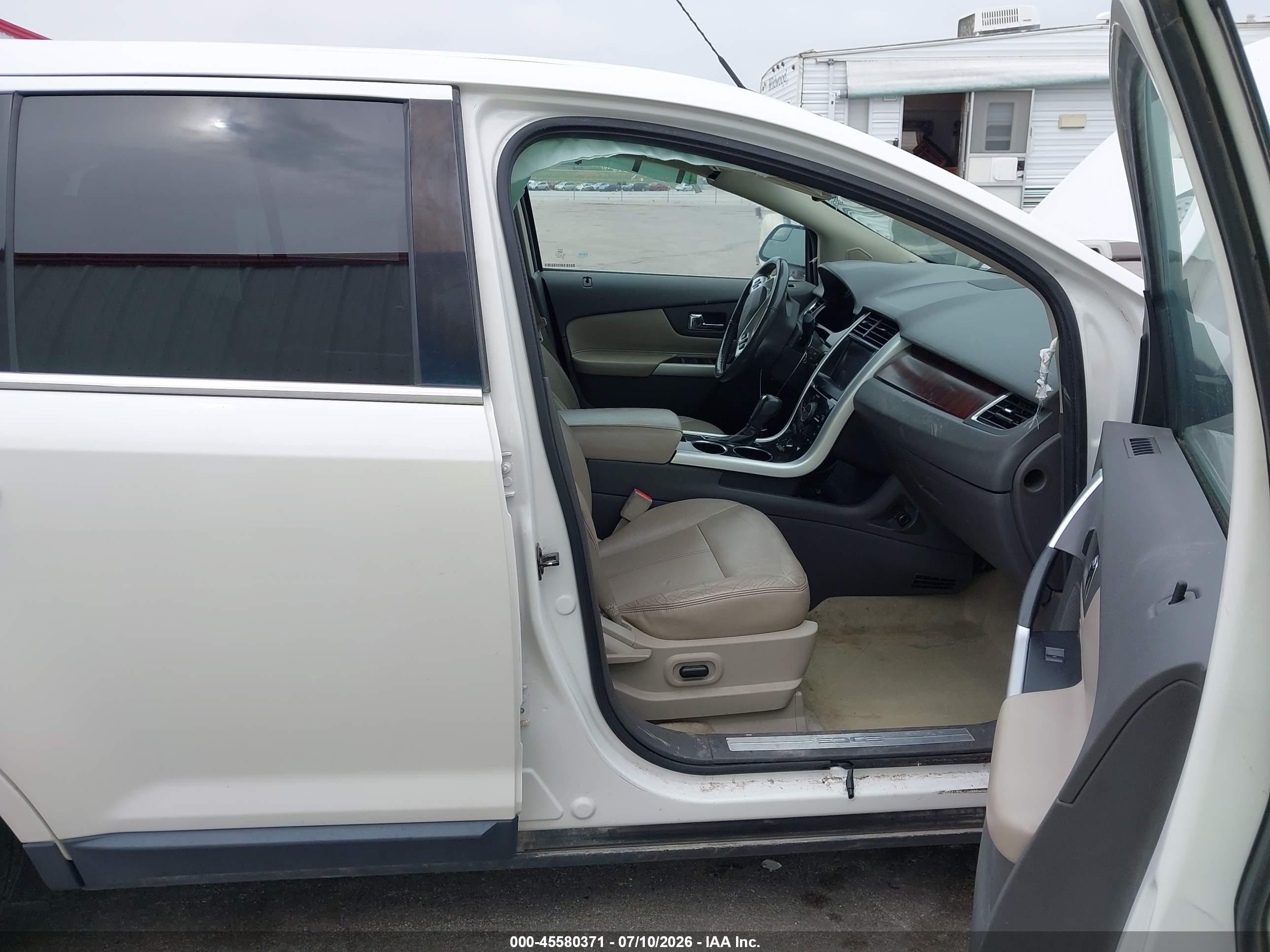 2011 Ford Edge Limited Белый vin: 2FMDK3KC6BBB67366