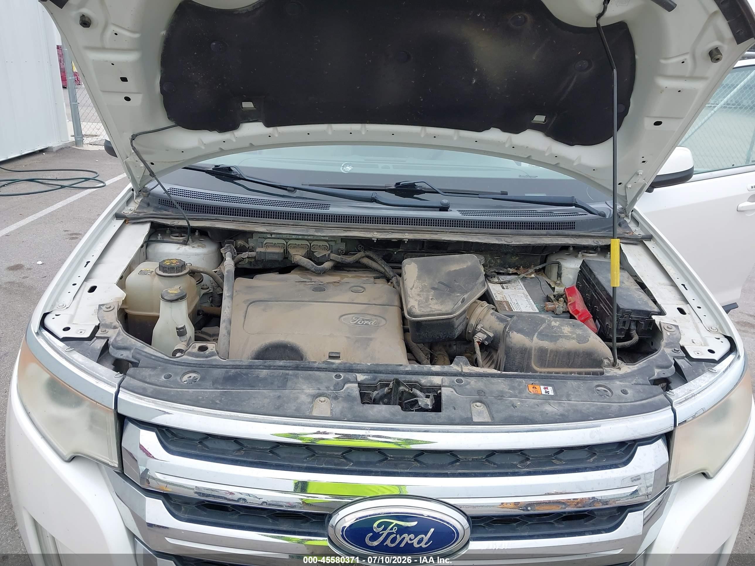 2011 Ford Edge Limited Белый vin: 2FMDK3KC6BBB67366