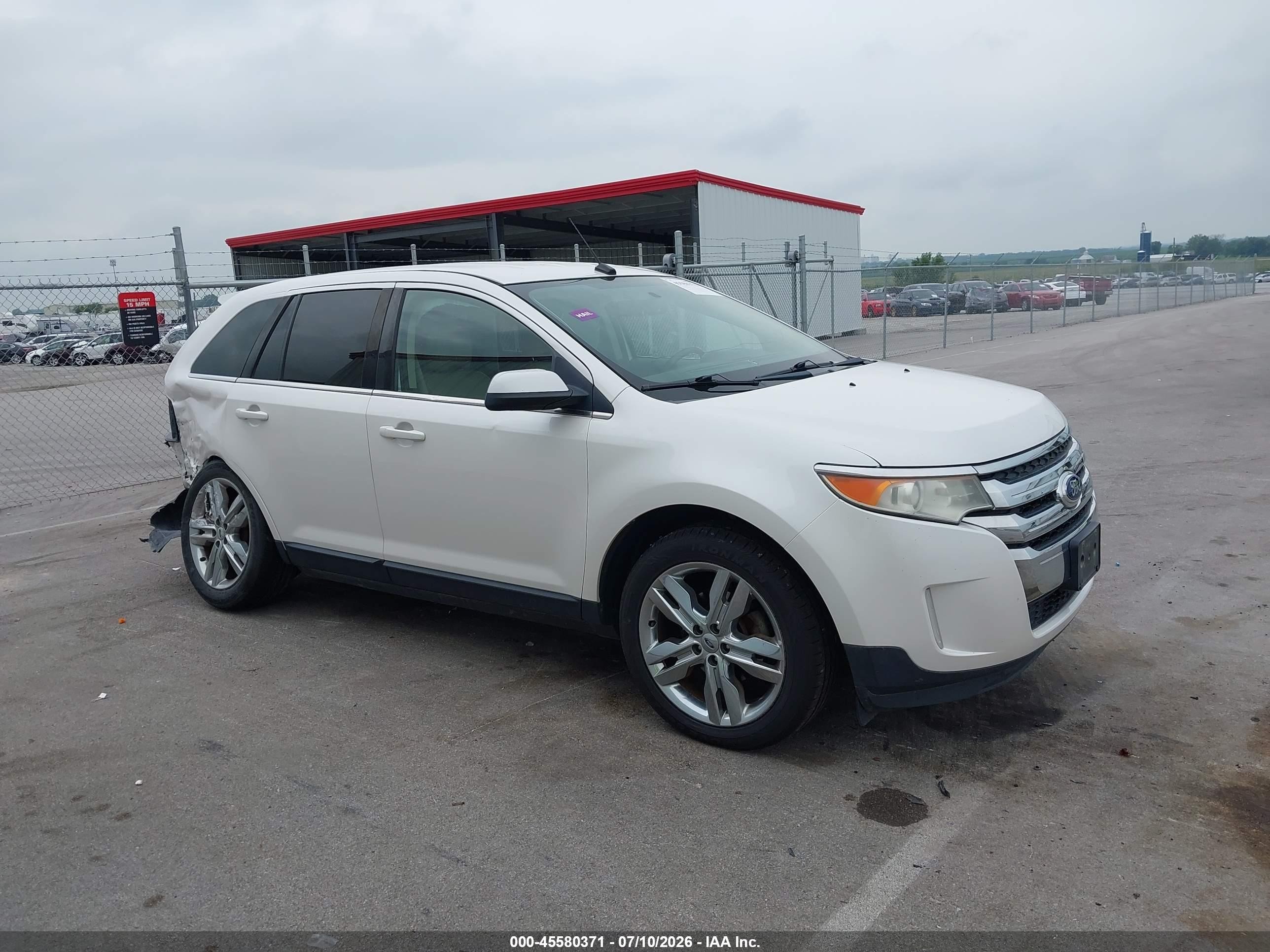 2011 Ford Edge Limited Белый vin: 2FMDK3KC6BBB67366