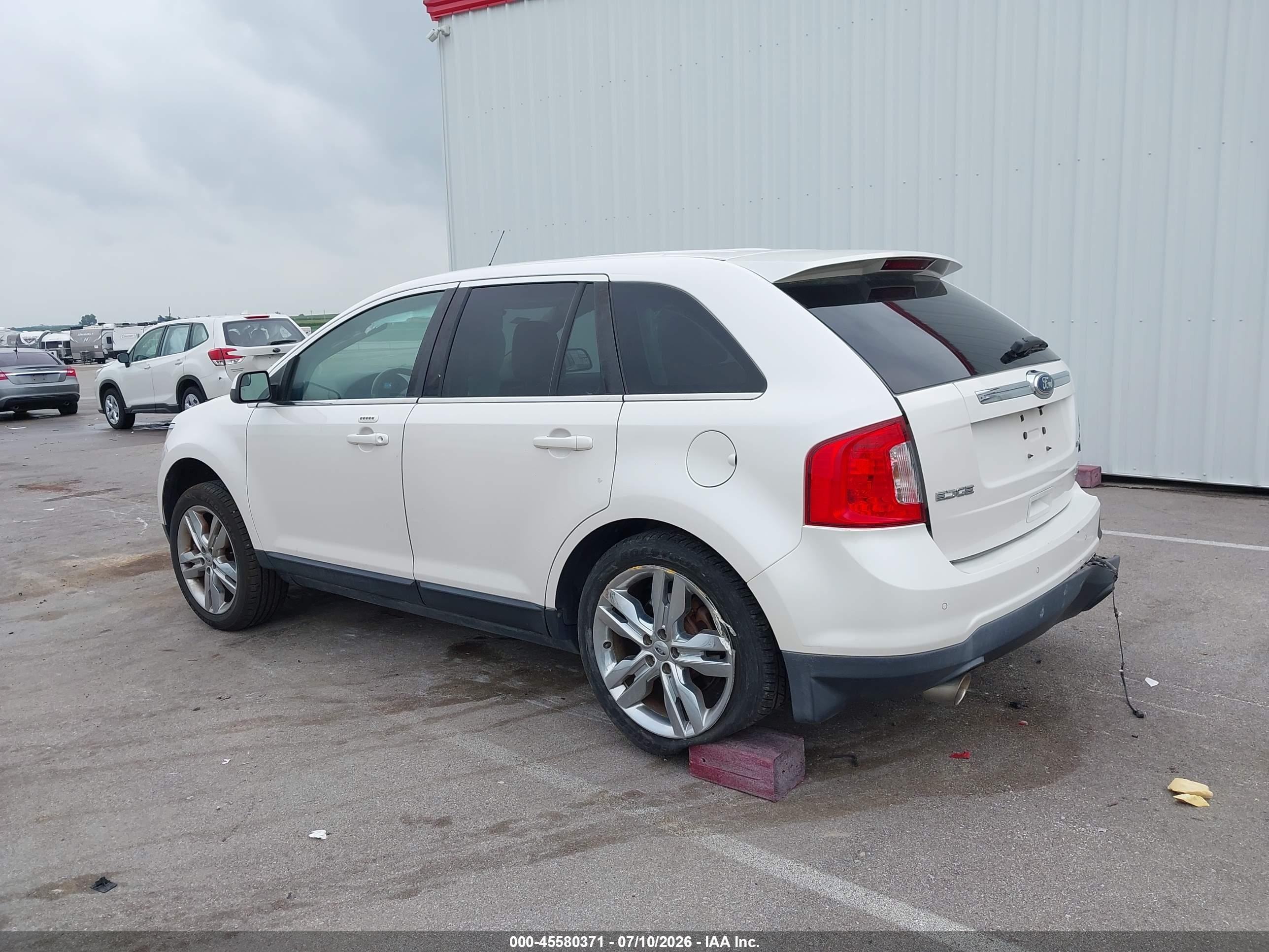 2011 Ford Edge Limited Белый vin: 2FMDK3KC6BBB67366